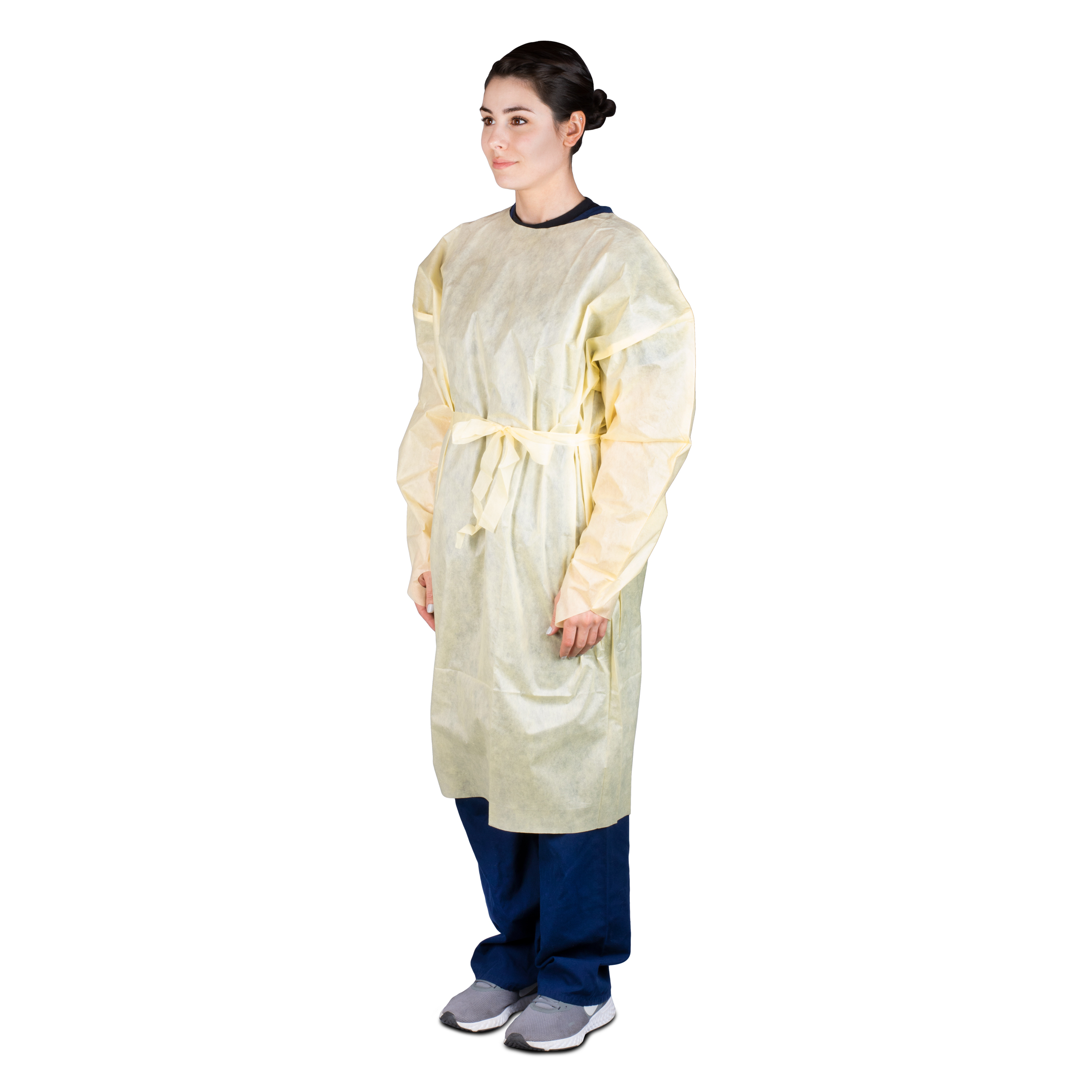 Level Isolation Gown Universal Yellow