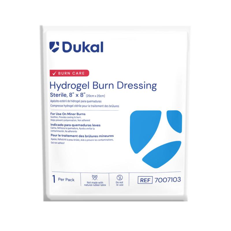 Sterile Hydrogel Burn Dressing, 8" x 8" Sterile Hydrogel Burn Dressing, 8" x 8"