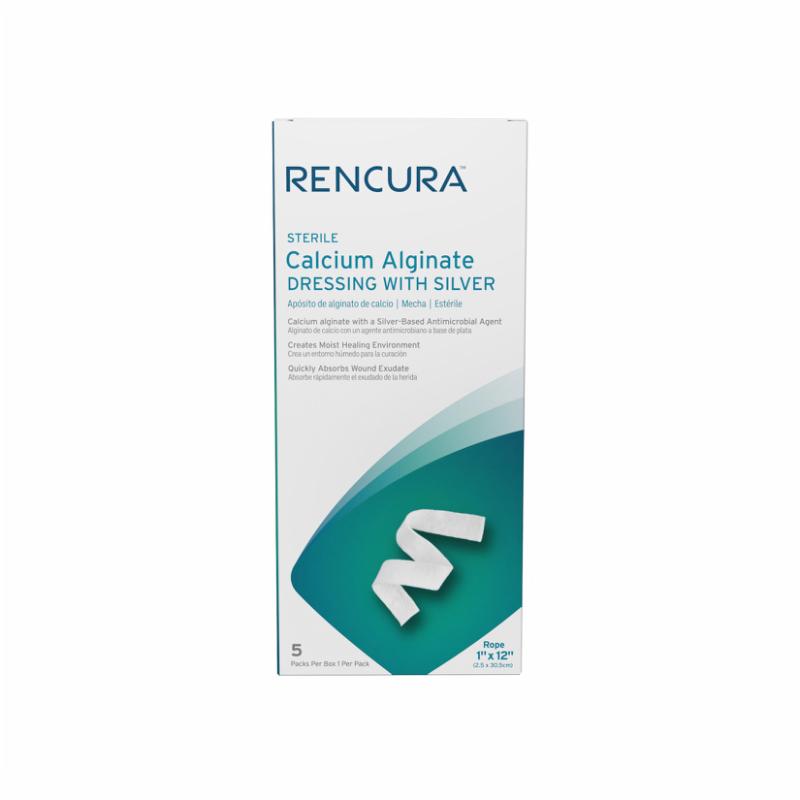Sterile Calcium Alginate Dressing with Silver, 1" x 12" Sterile Calcium Alginate Dressing with Silver, 1" x 12"
