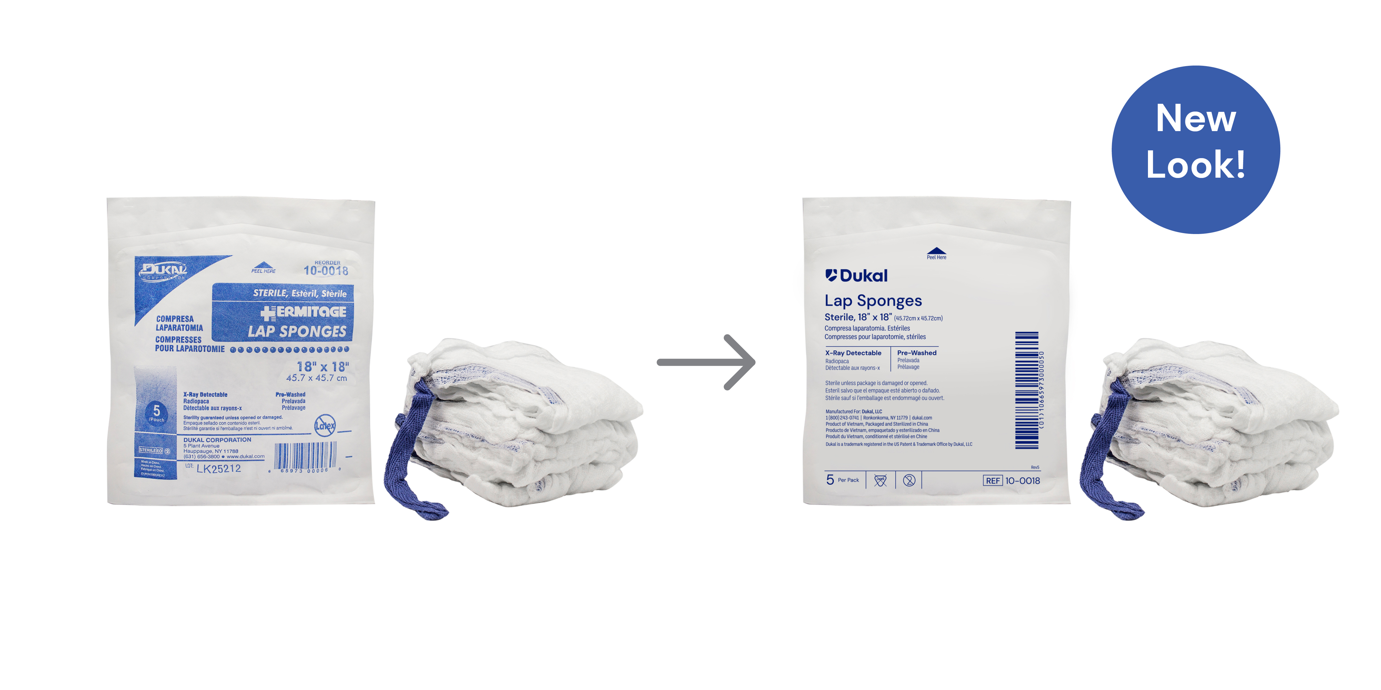 Sterile X-Ray Detectable Laparotomy Sponges, 18