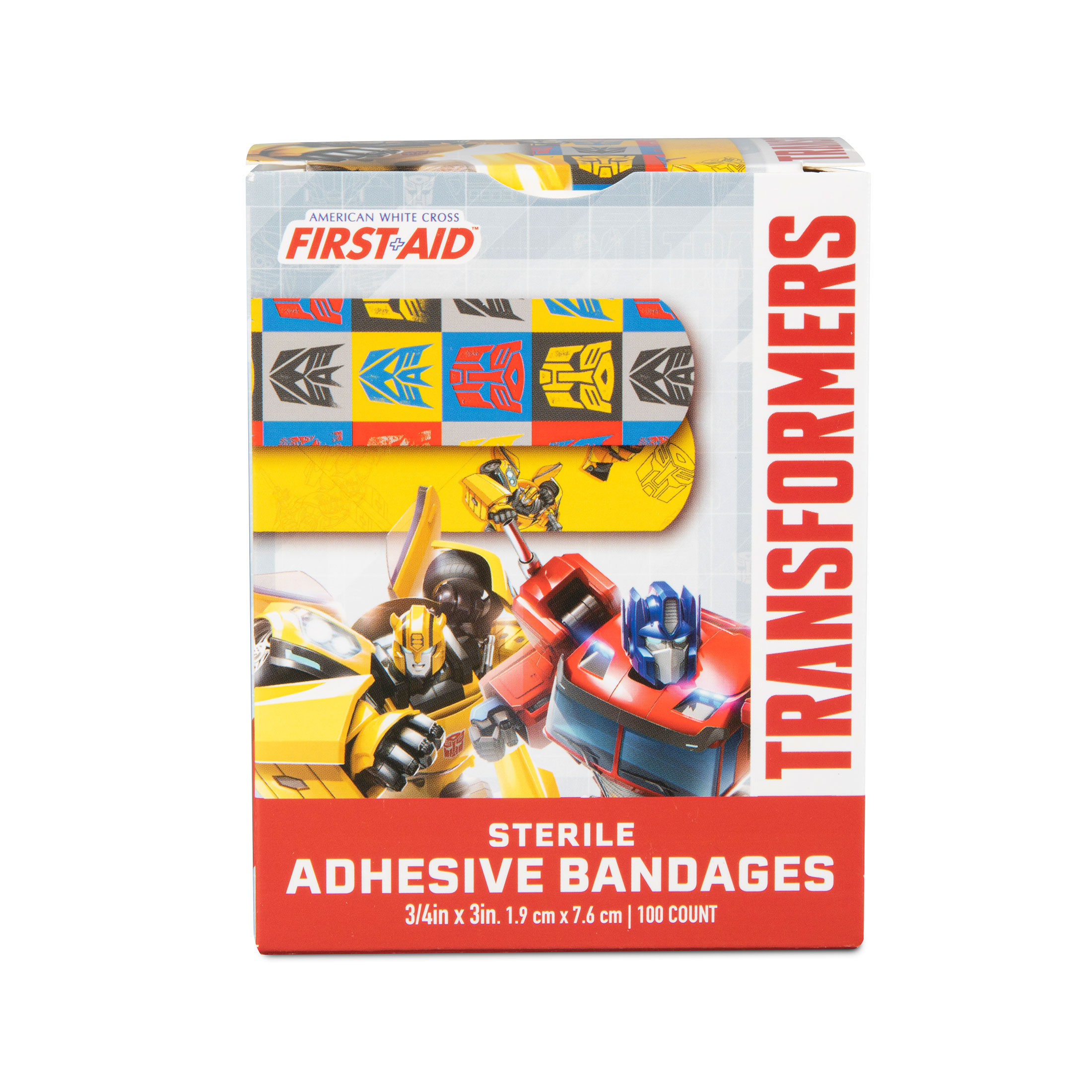 Sterile Transformers™ Adhesive Bandages with Stat Strip®, 3/4