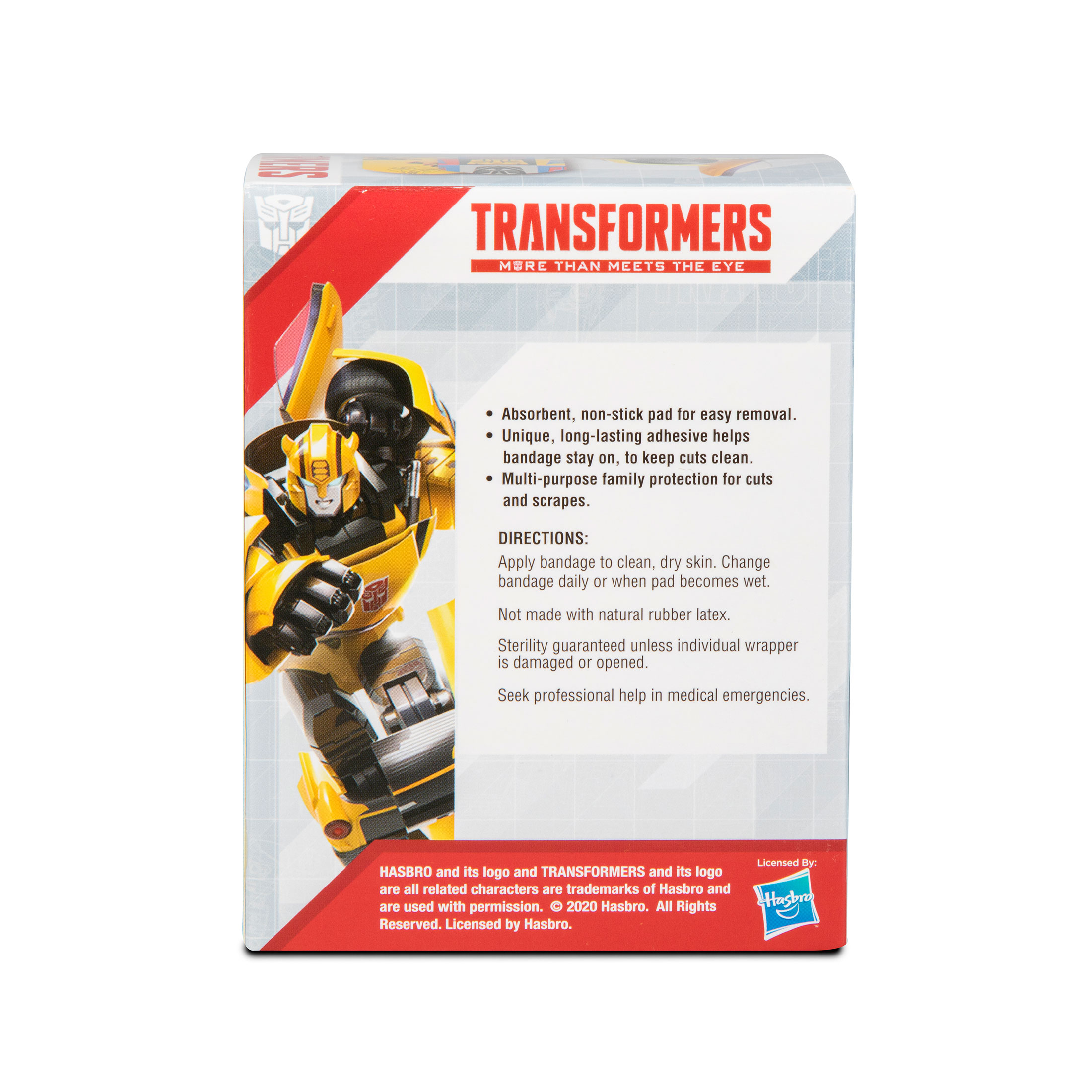 Sterile Transformers™ Adhesive Bandages with Stat Strip®, 3/4