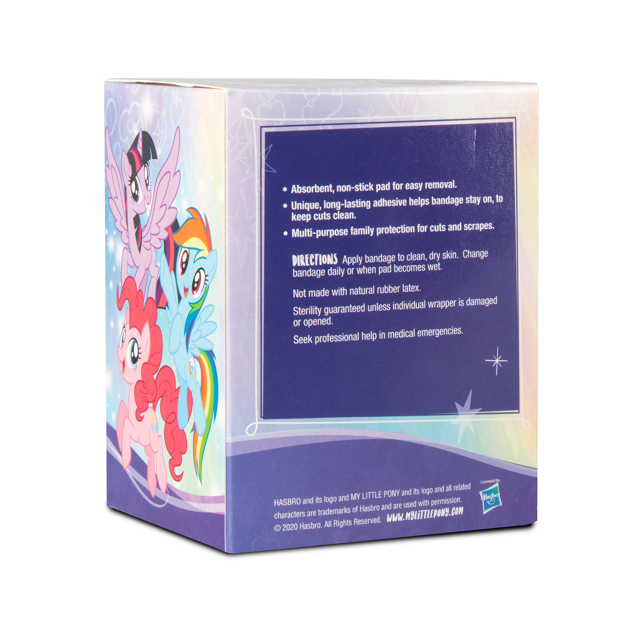 Sterile My Little Pony® Adhesive Bandages with Stat Strip®, 3/4