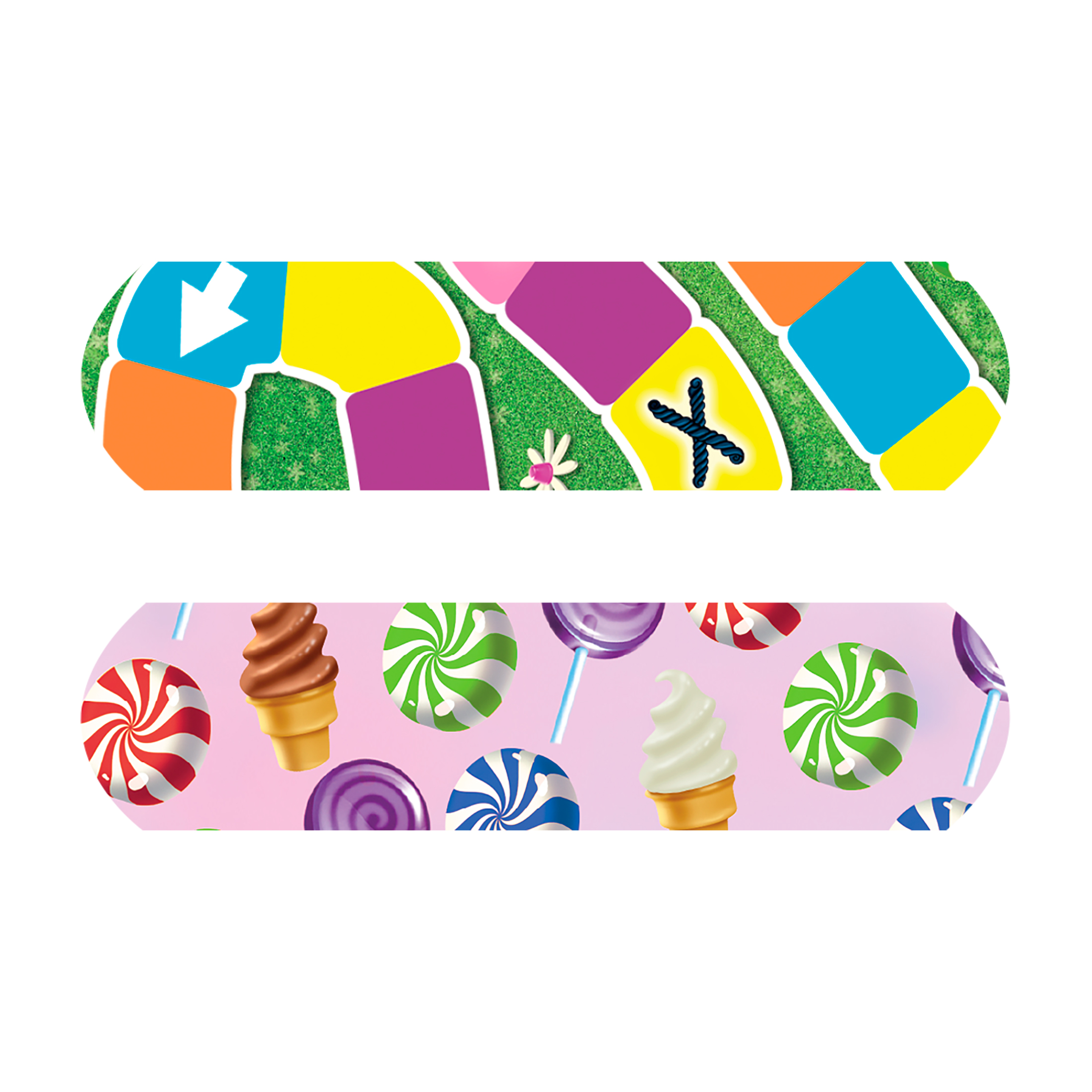 Sterile Candy Land™ Adhesive Bandages with Stat Strip®, 3/4