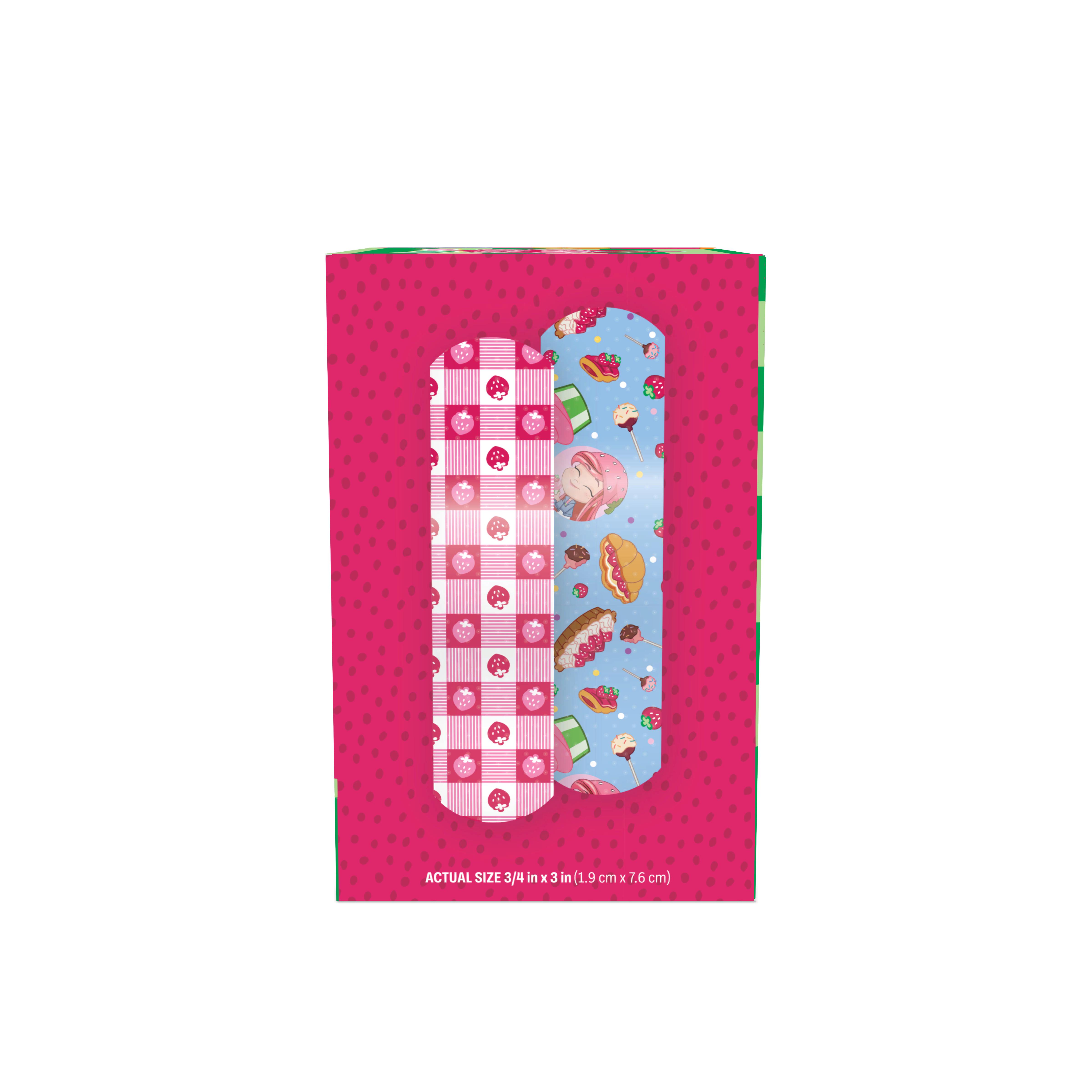 Sterile Strawberry Shortcake™ Adhesive Bandages with Stat Strip®, 3/4