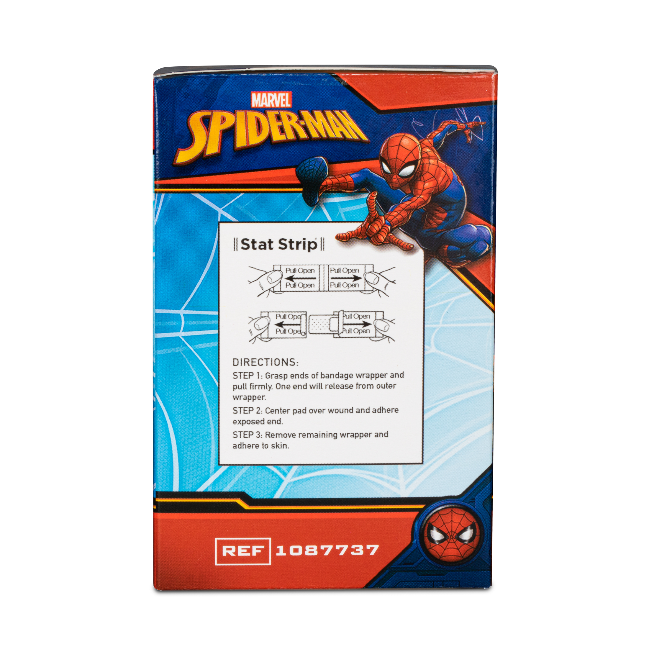 Sterile Spiderman™ Adhesive Bandages with Stat Strip®, 3/4