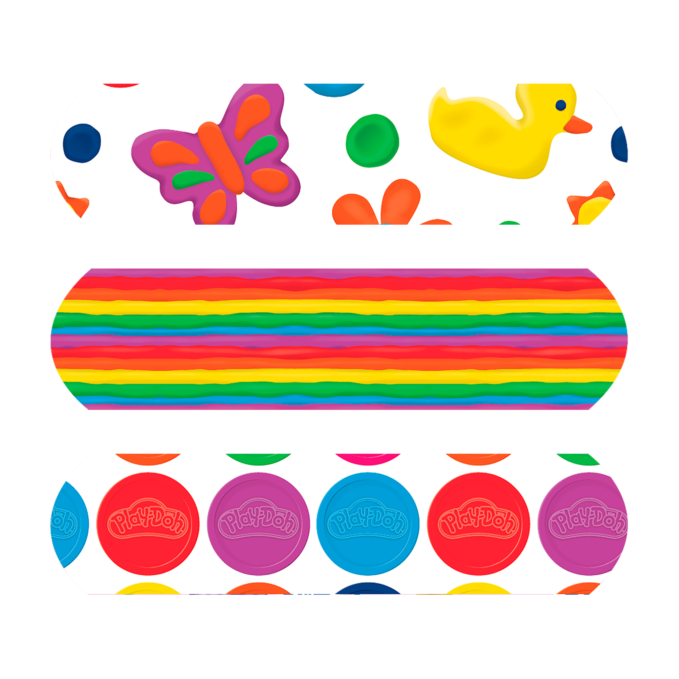Sterile Play-Doh™ Adhesive Bandages with Stat Strip®, 3/4