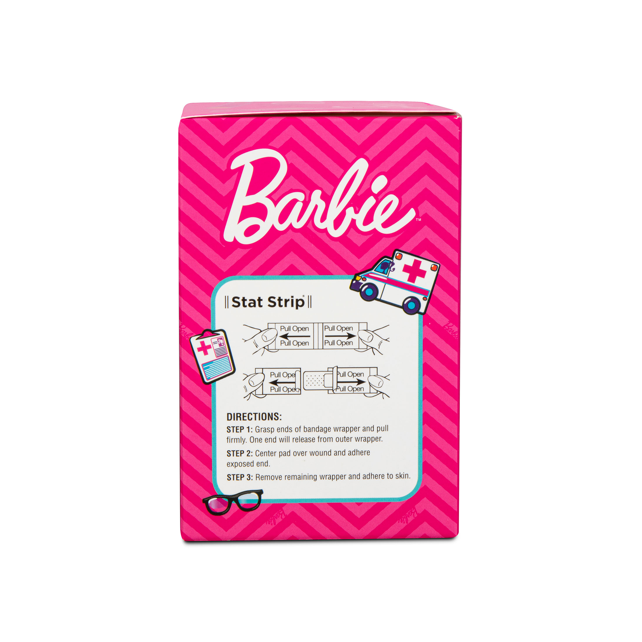 Sterile Barbie™ Adhesive Bandages with Stat Strip®, 3/4