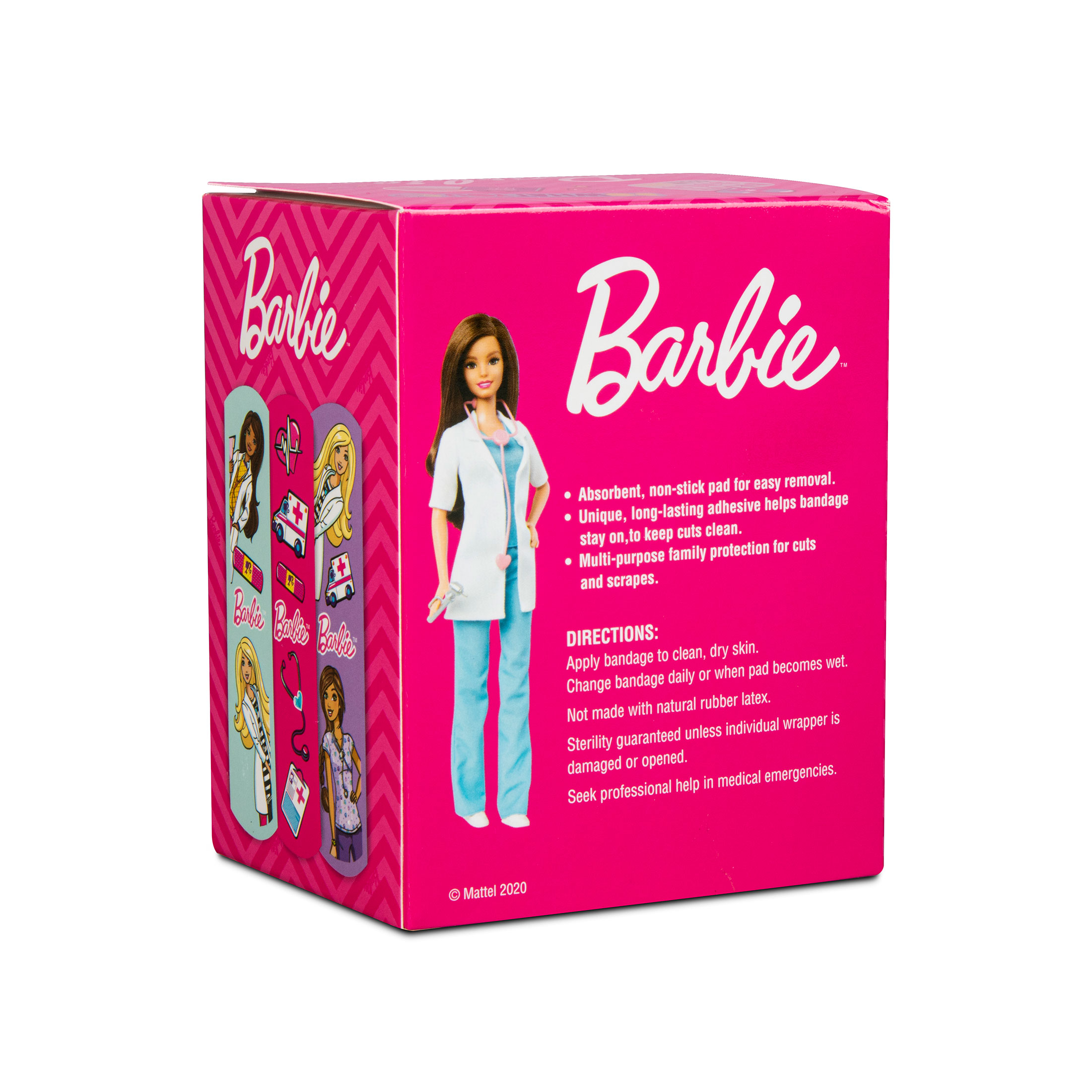 Sterile Barbie™ Adhesive Bandages with Stat Strip®, 3/4
