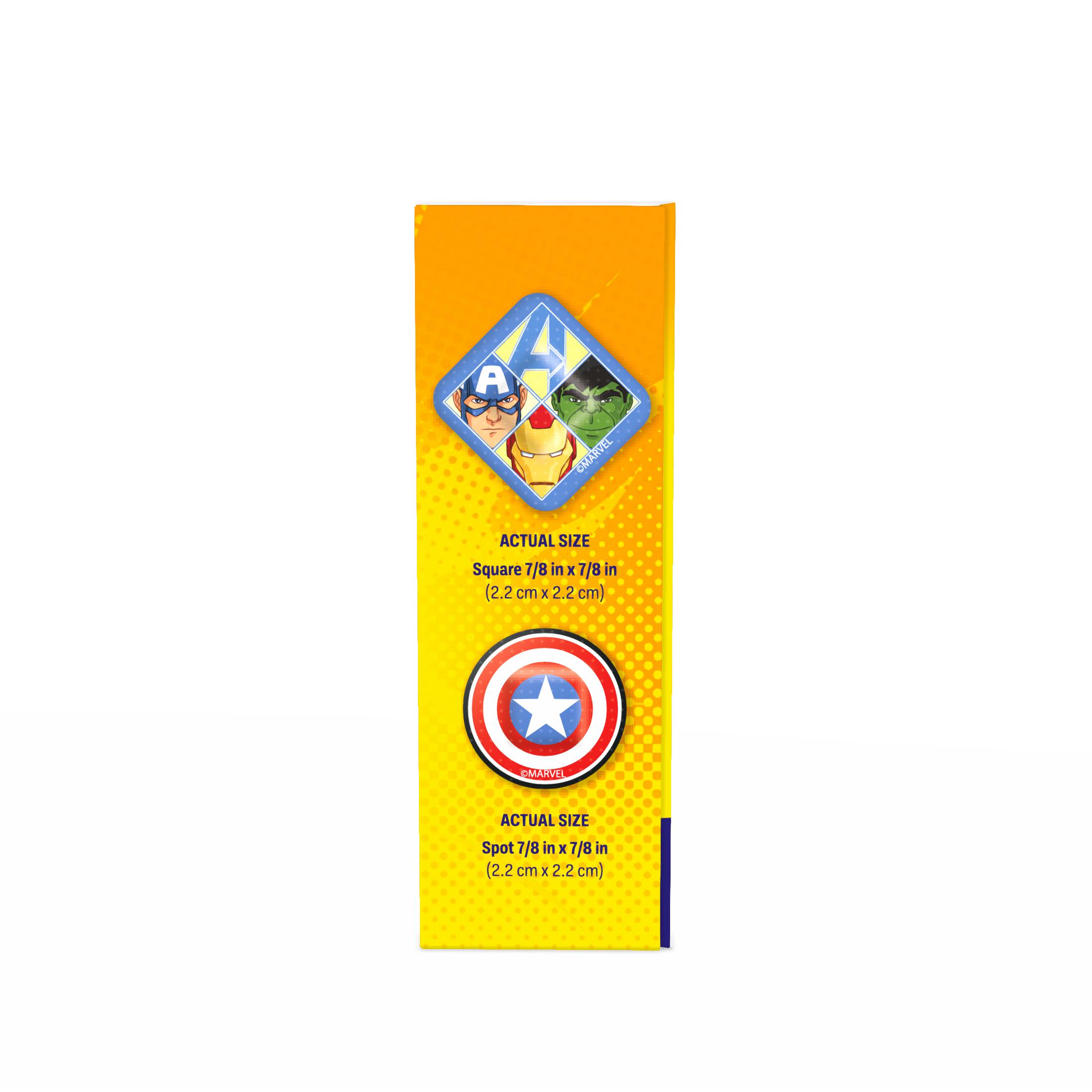 Sterile Avengers Captain America, Iron Man, Hulk Spot Adhesive Bandages, 7/8