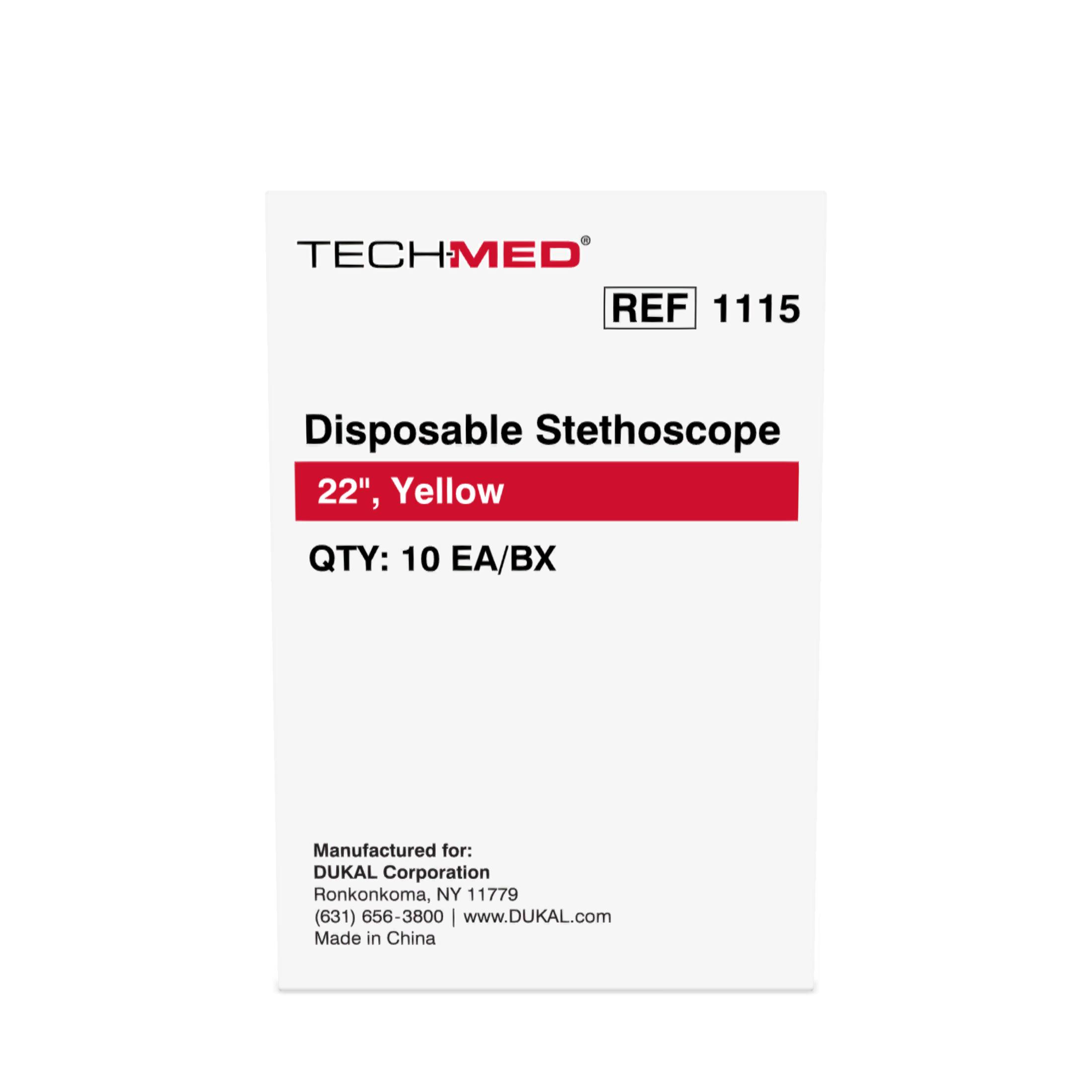 Stethoscope, Disposable Single Head, 22