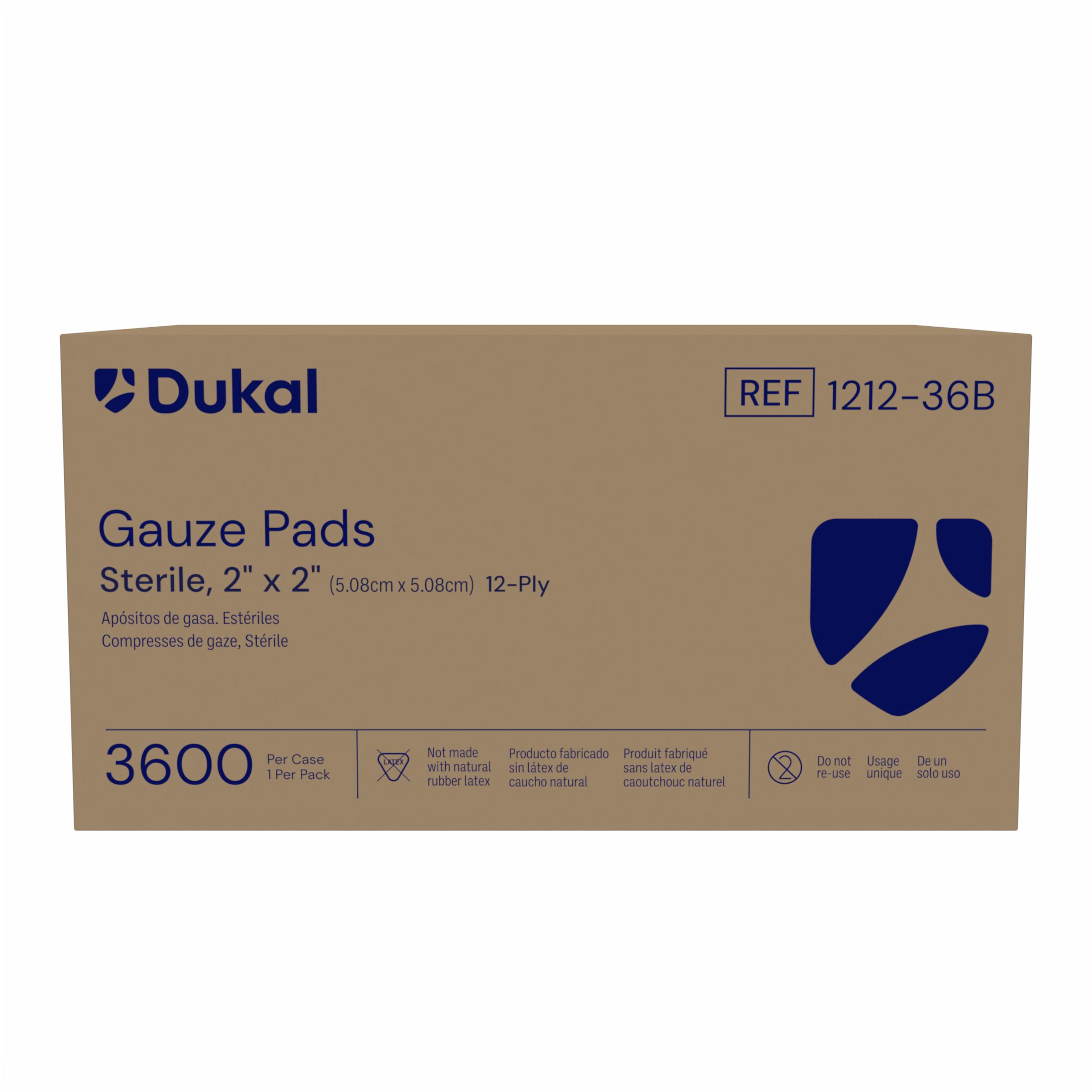 Sterile Gauze Pads, 12-Ply, 2