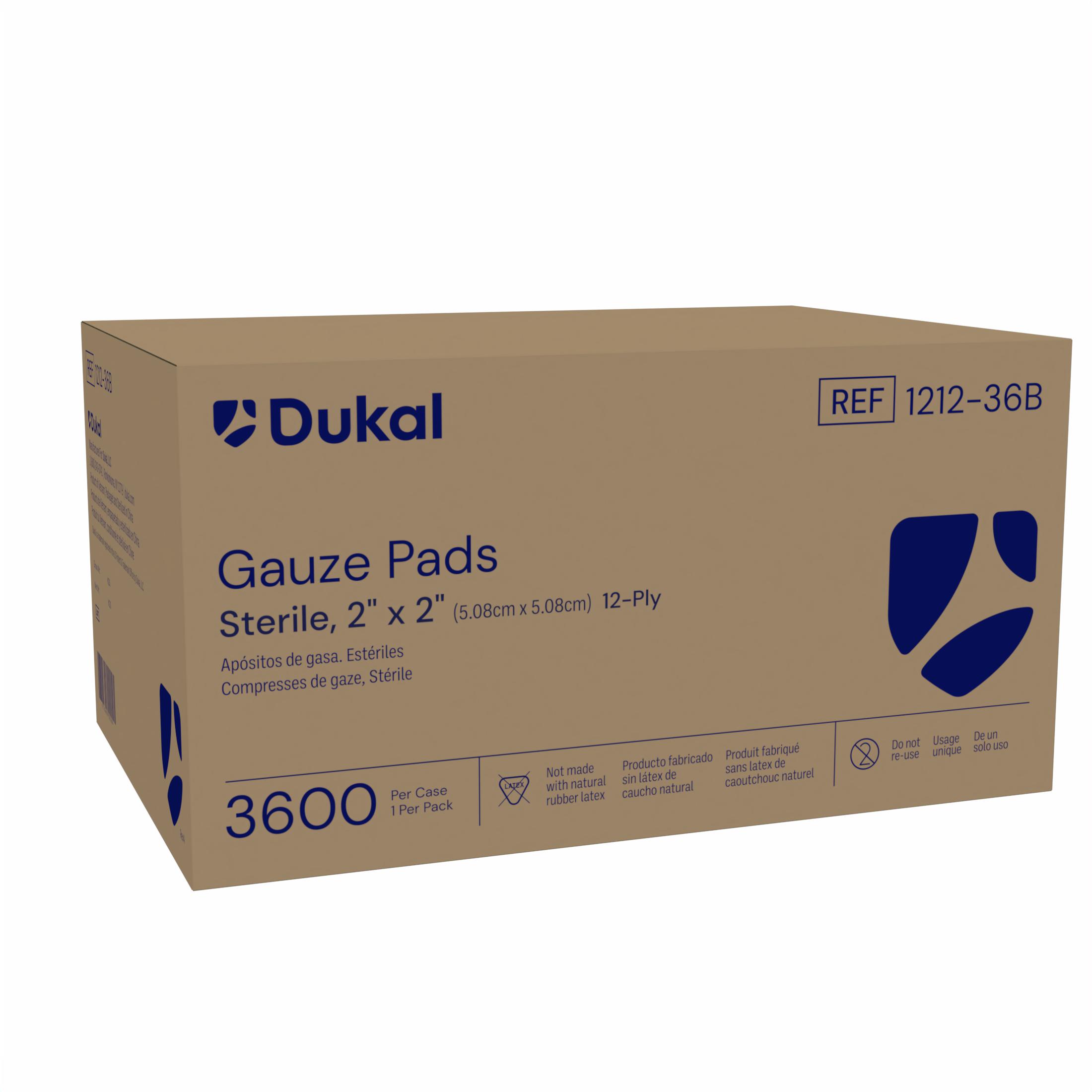 Sterile Gauze Pads, 12-Ply, 2