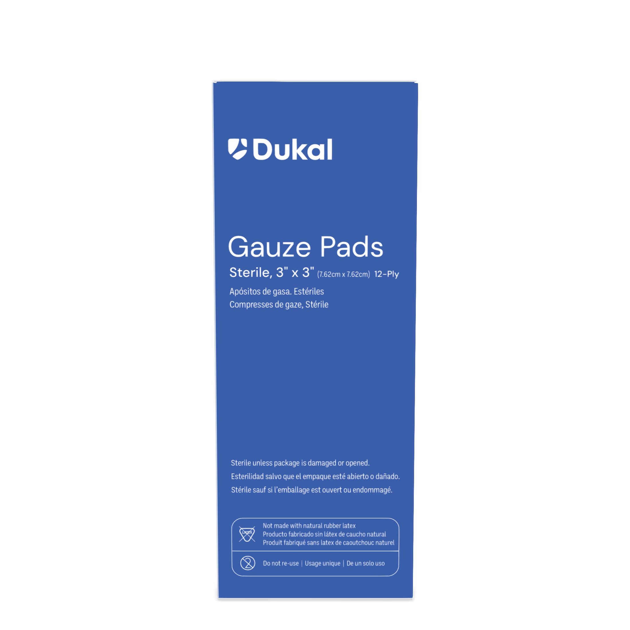 Sterile Gauze Pads, 12-Ply, 3