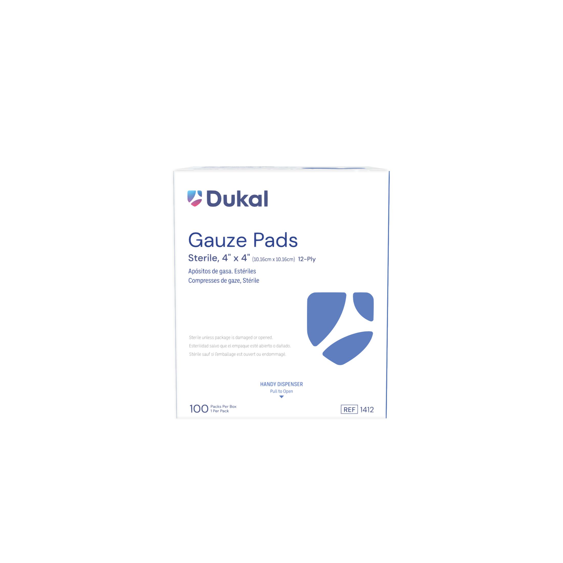 Sterile Gauze Pads, 12-Ply, 4
