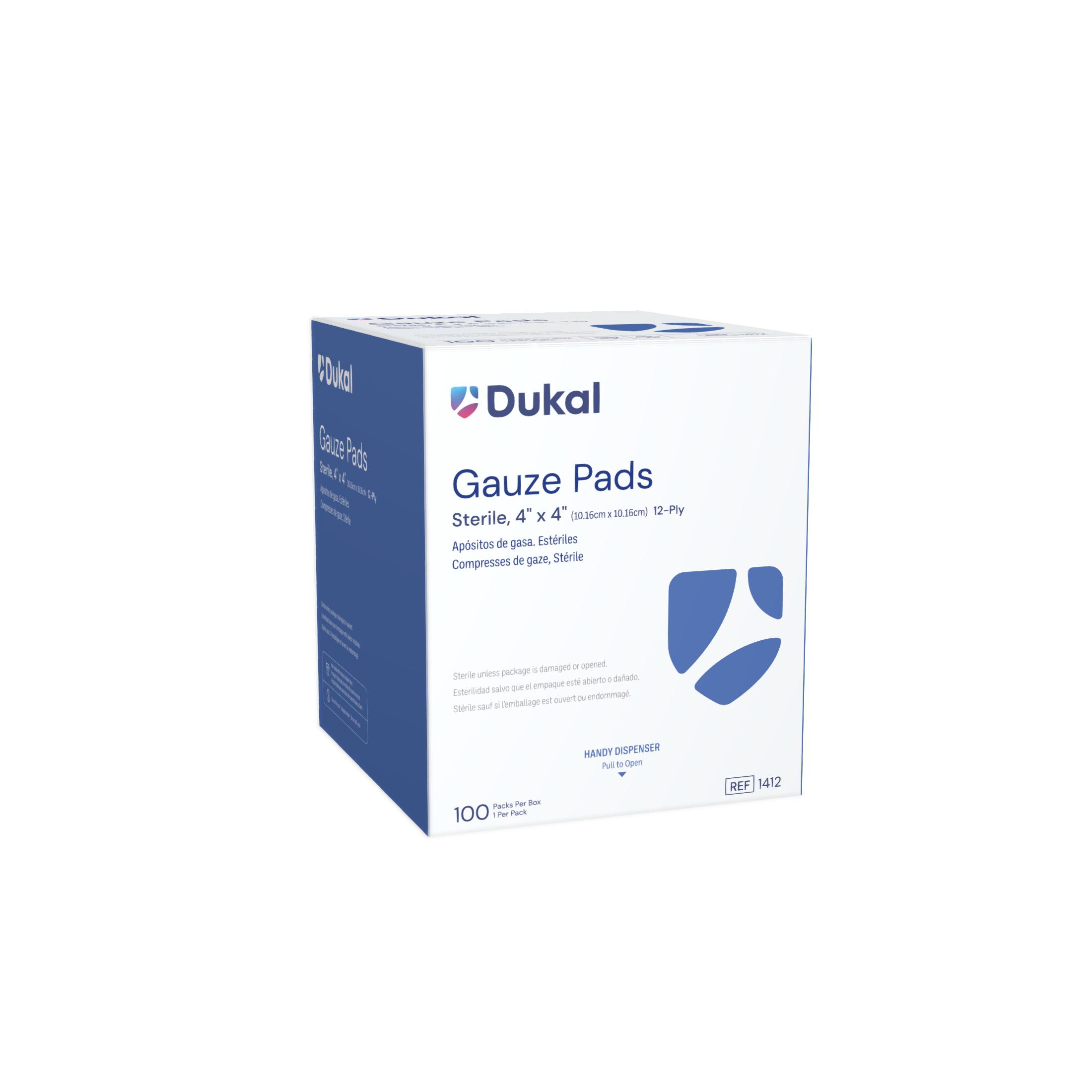 Sterile Gauze Pads, 12-Ply, 4