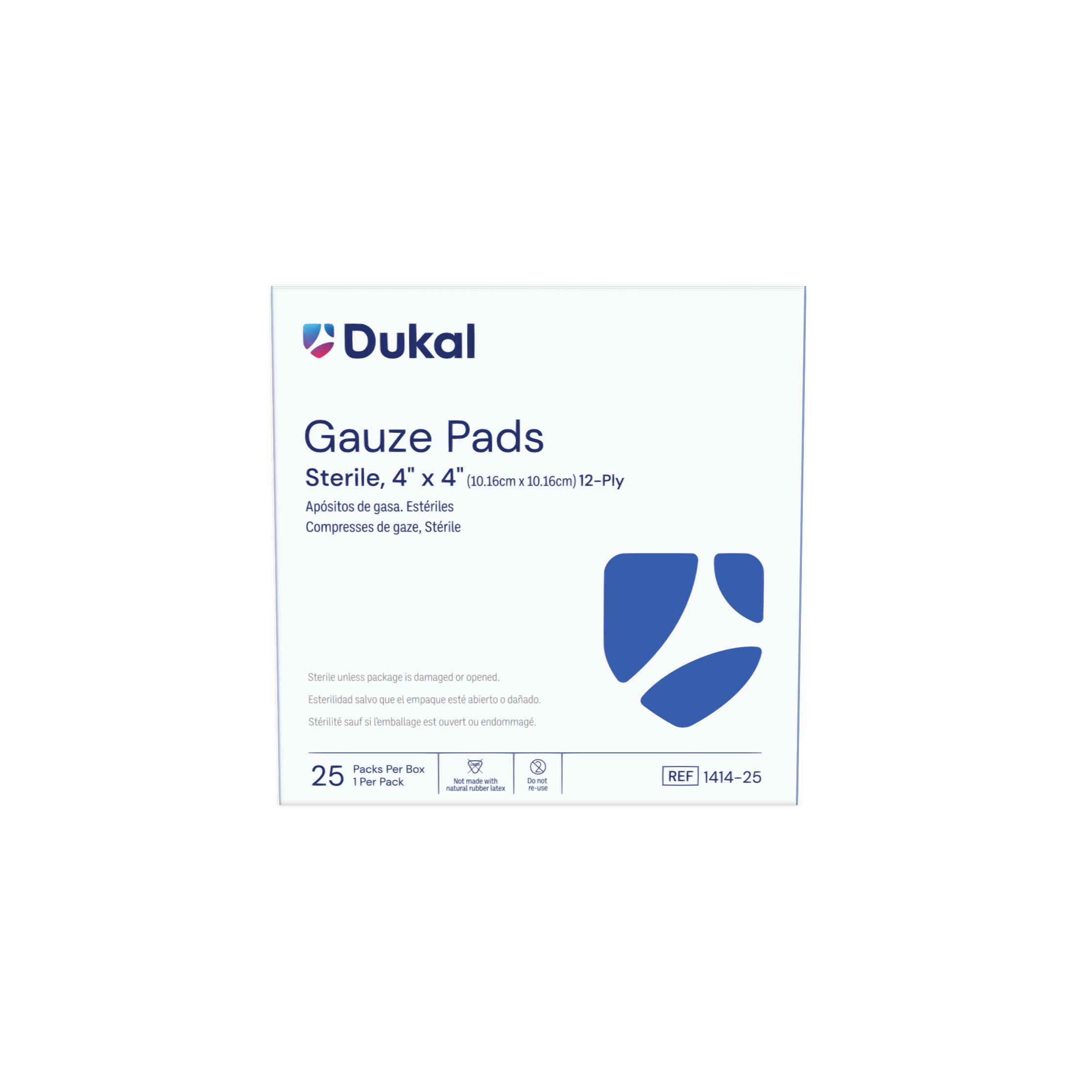 Sterile Gauze Pads, 12-Ply, 4