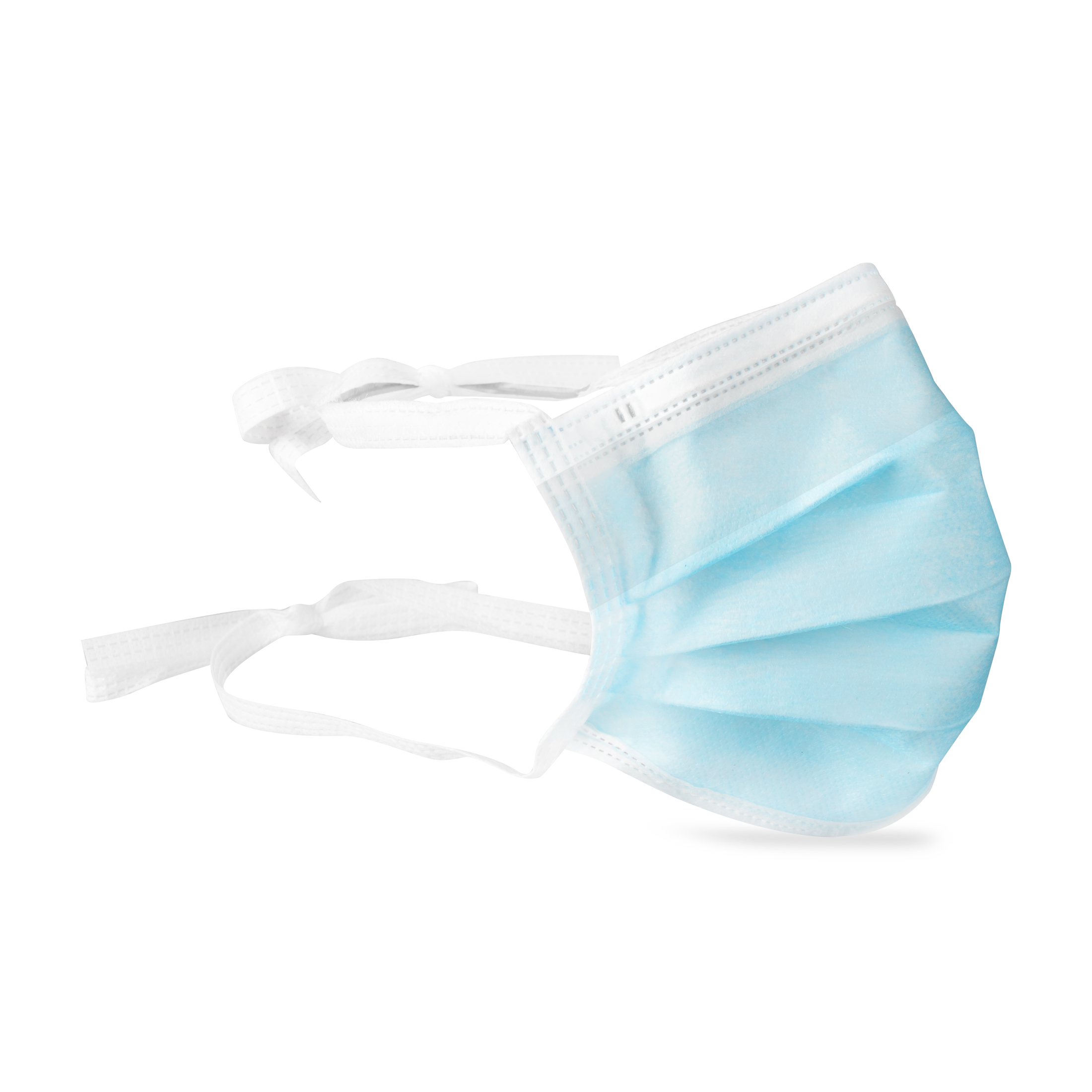 ASTM Level 1 Anti-Fog Surgical Mask with Tie-On, Blue