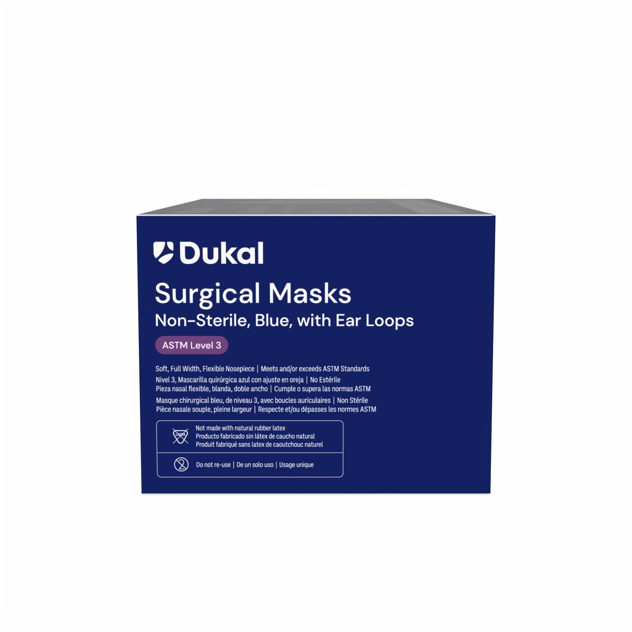 ASTM Level 3 Surgical Mask with Ear Loop, Blue