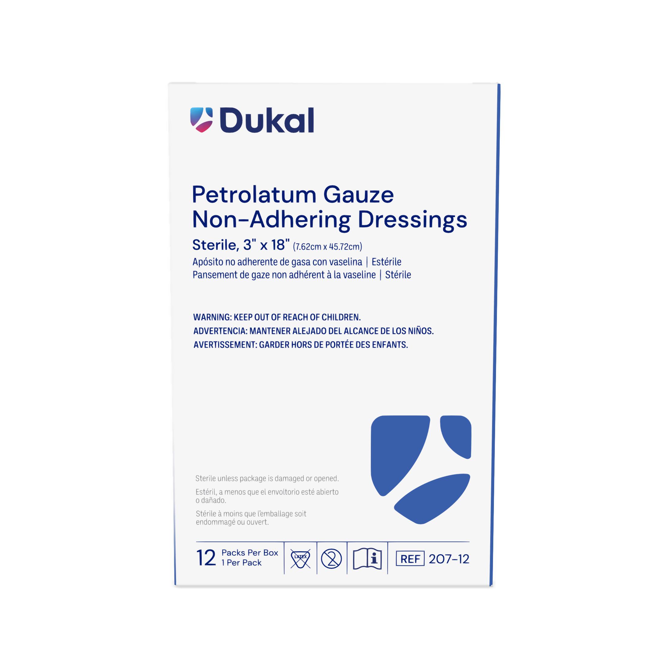 Sterile Petrolatum Gauze Non-Adhering Dressings, 3