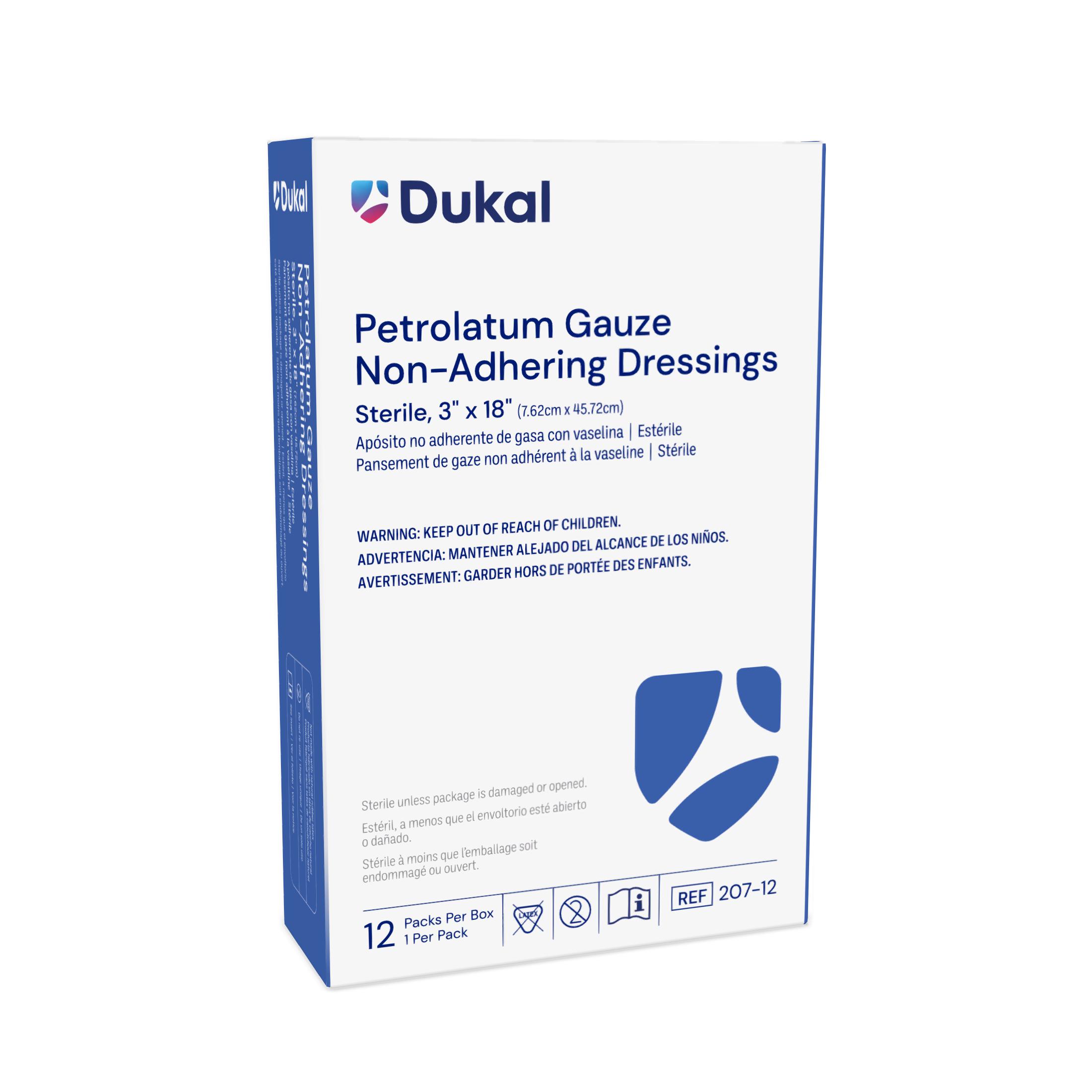 Sterile Petrolatum Gauze Non-Adhering Dressings, 3