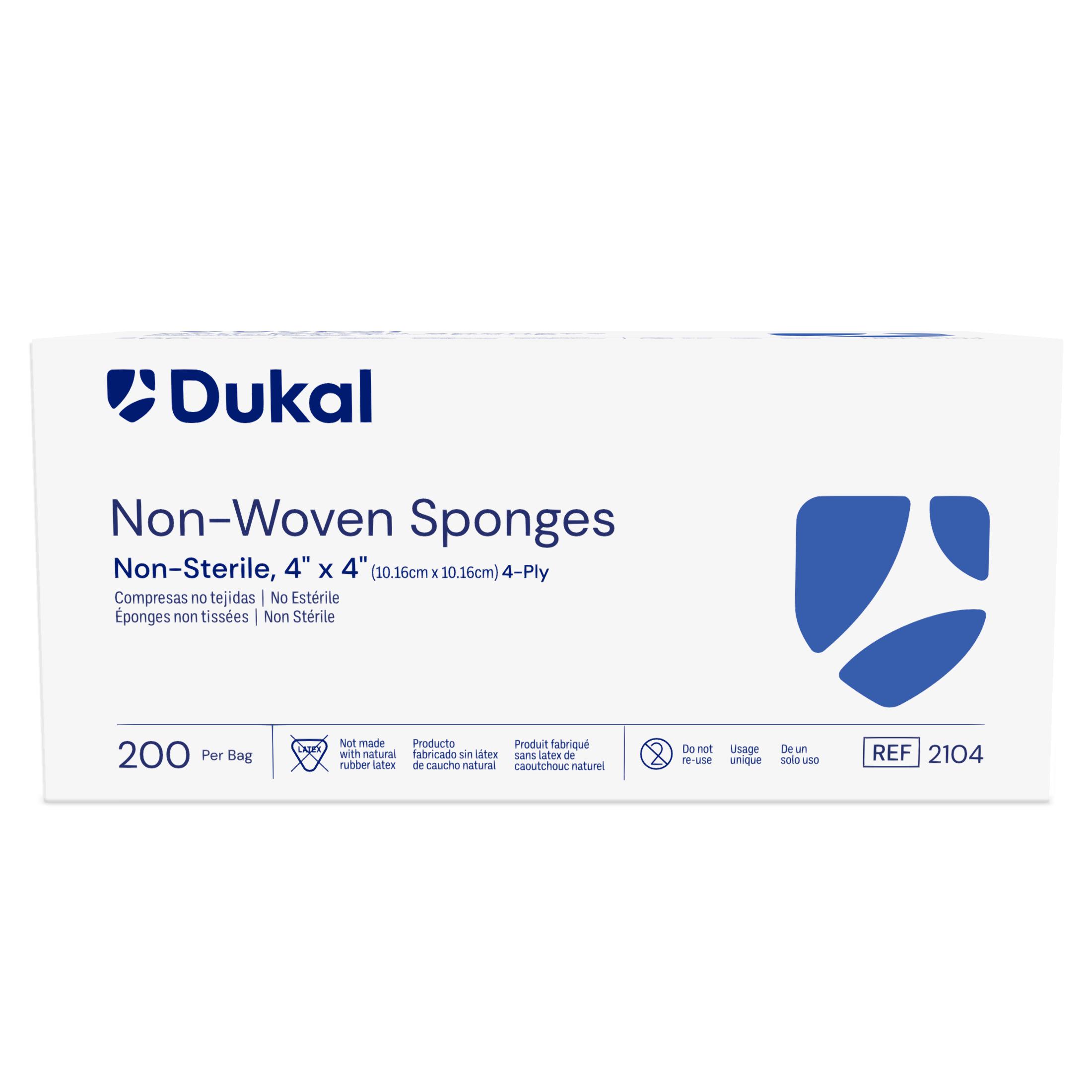 Non-Woven Sponges, 4-Ply, 4