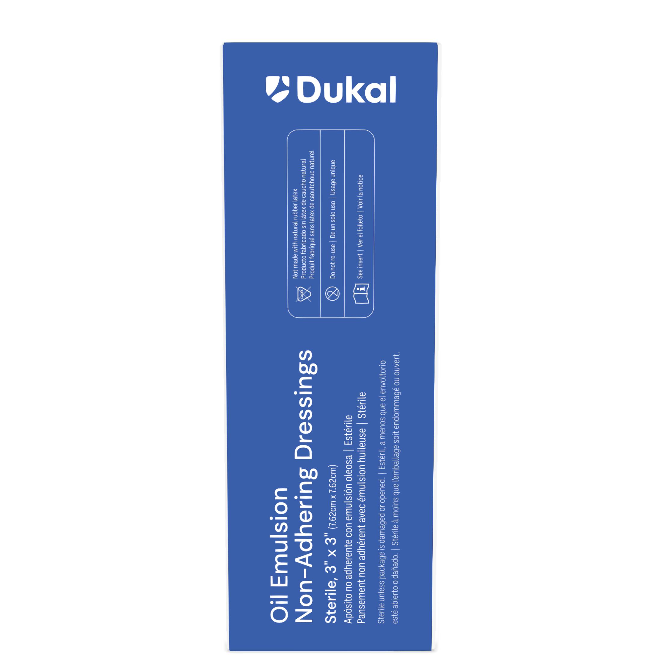 Sterile Oil Emulsion Non-Adhering Dressings, 3