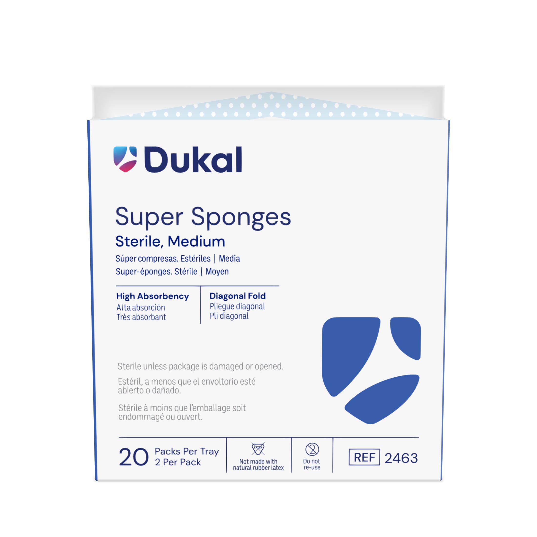 Sterile Super Sponges, 32-Ply, Medium