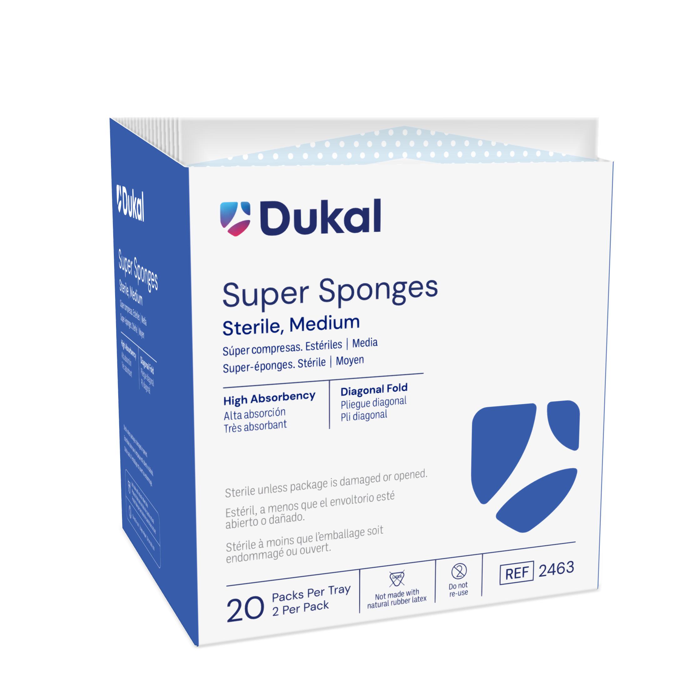 Sterile Super Sponges, 32-Ply, Medium