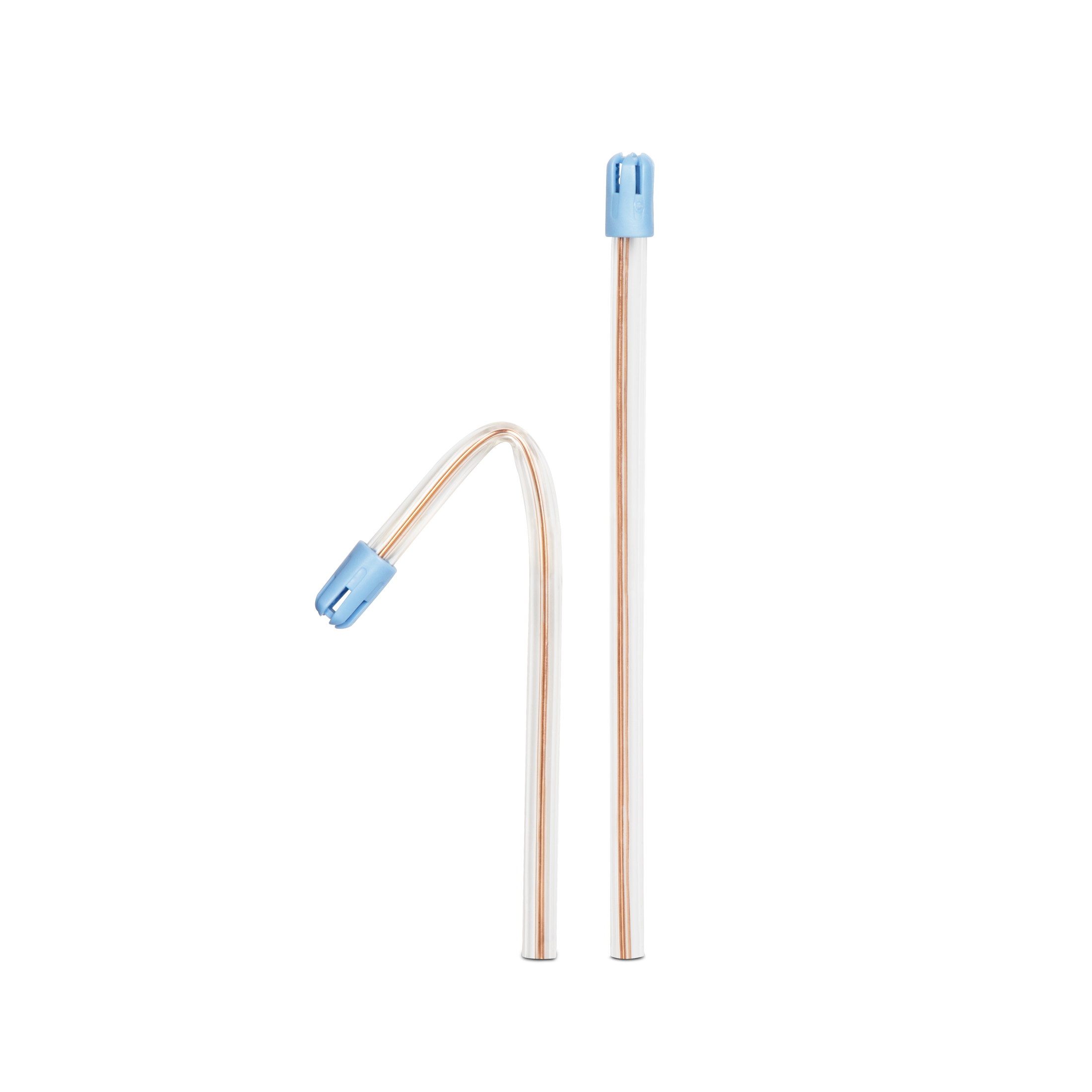 Saliva Ejector, Clear Body with Blue Tip
