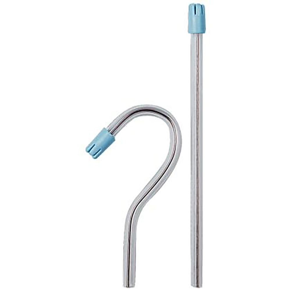 Saliva Ejector, Clear Body with Blue Tip