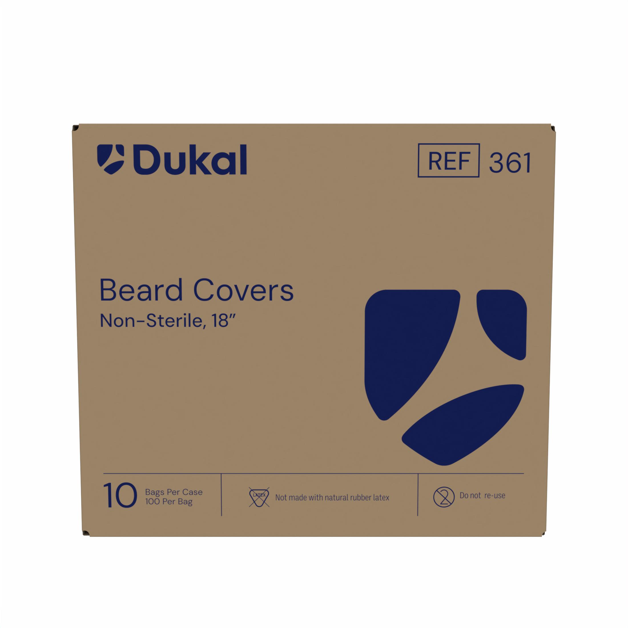 Beard Covers, One Size, White