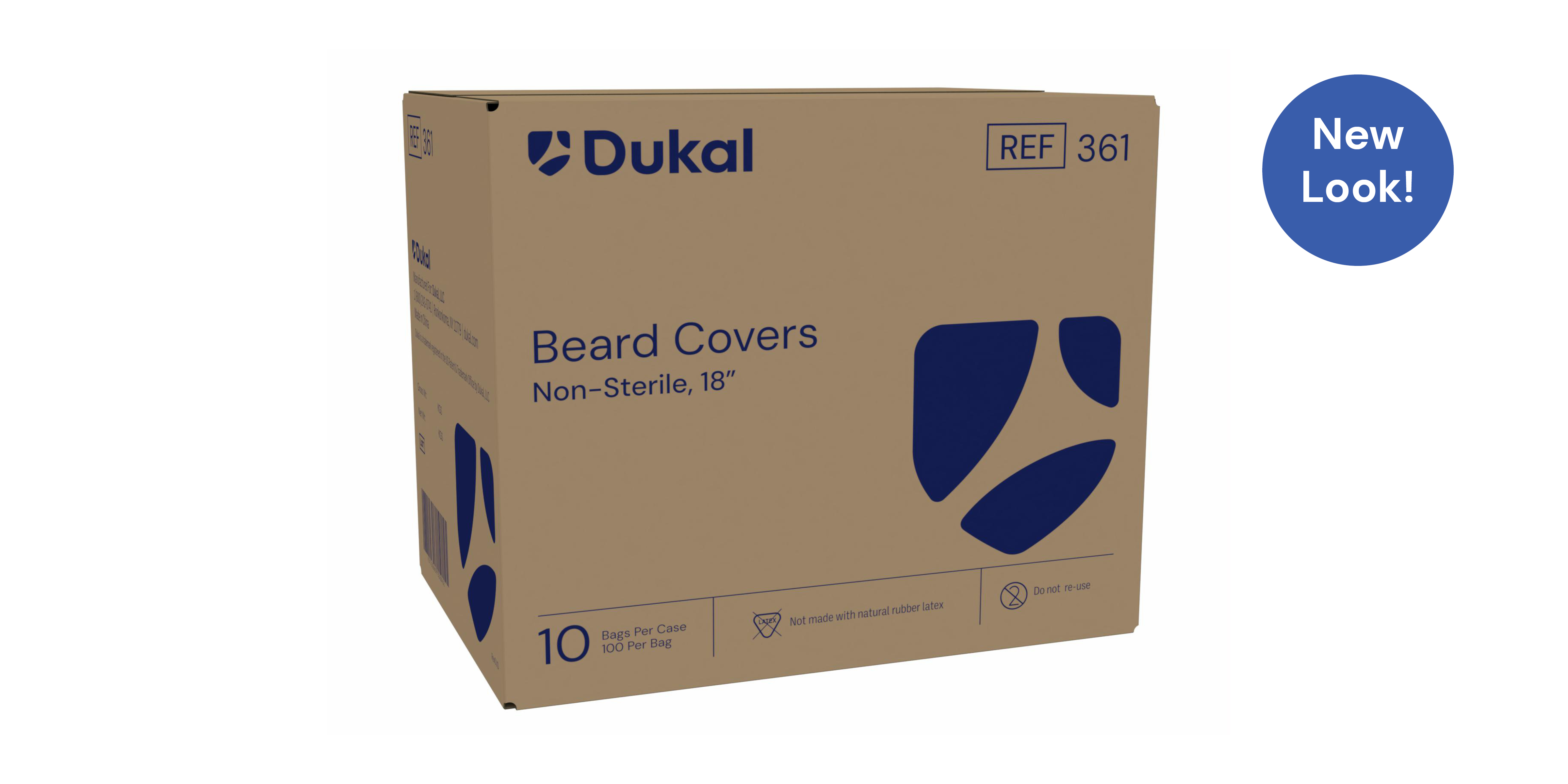 Beard Covers, One Size, White