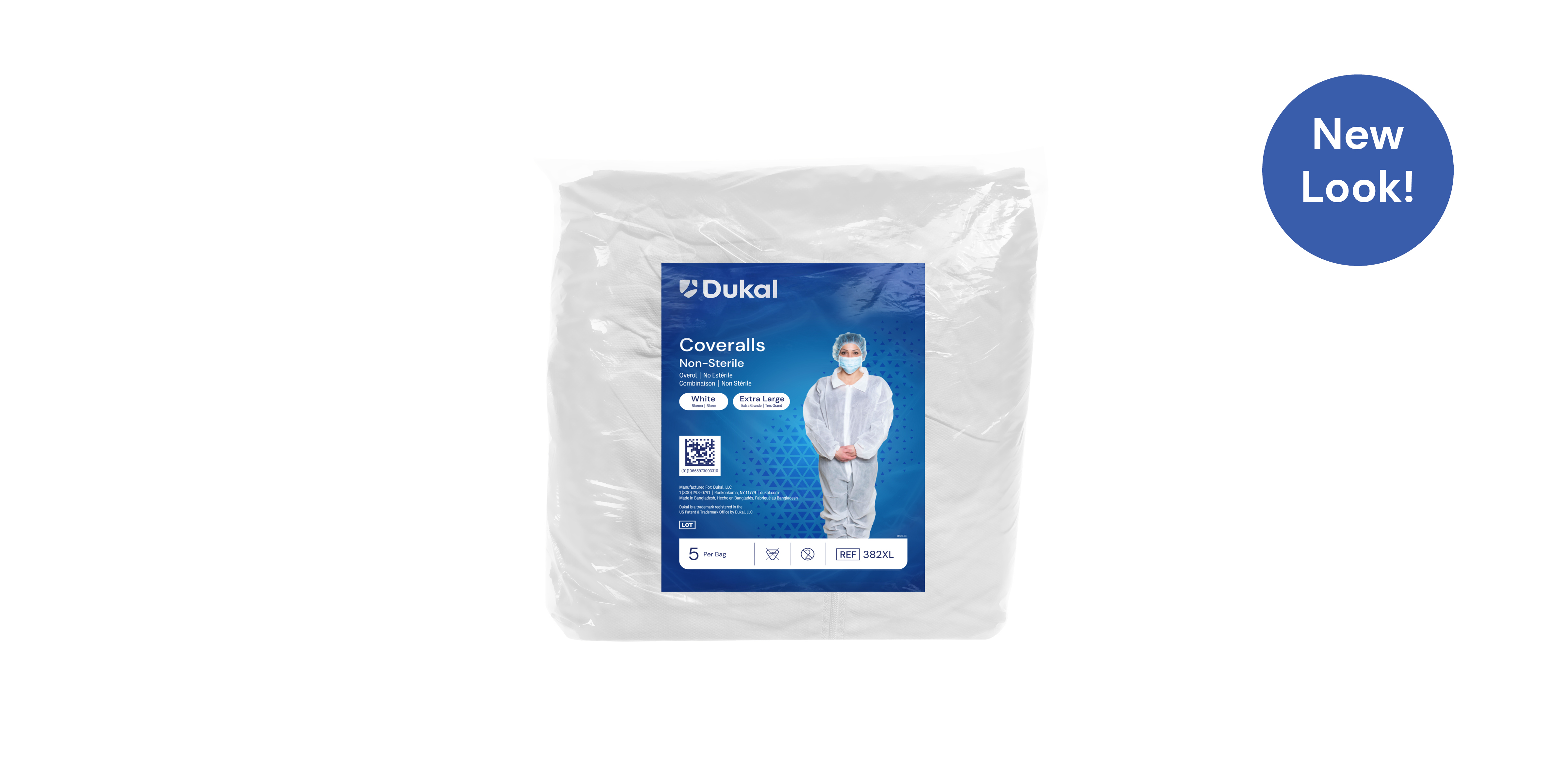 Coveralls, X-Large, White