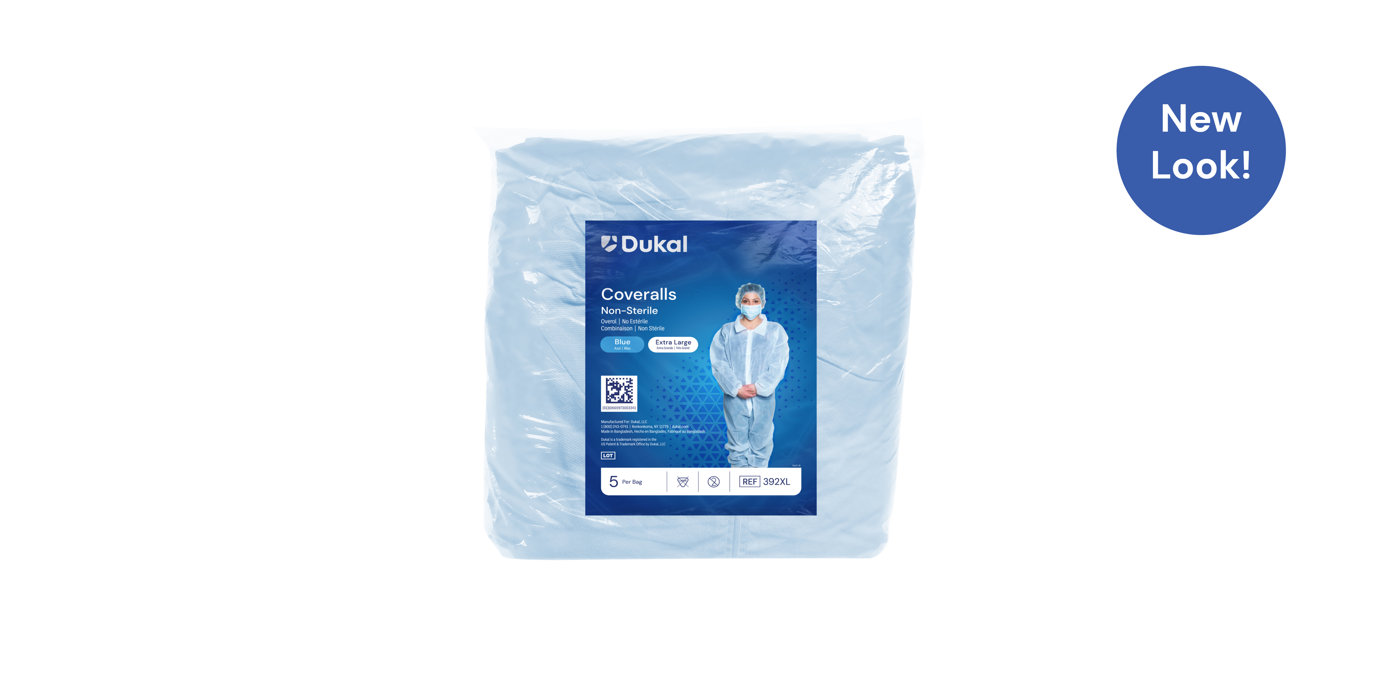 Coveralls, X-Large, Blue