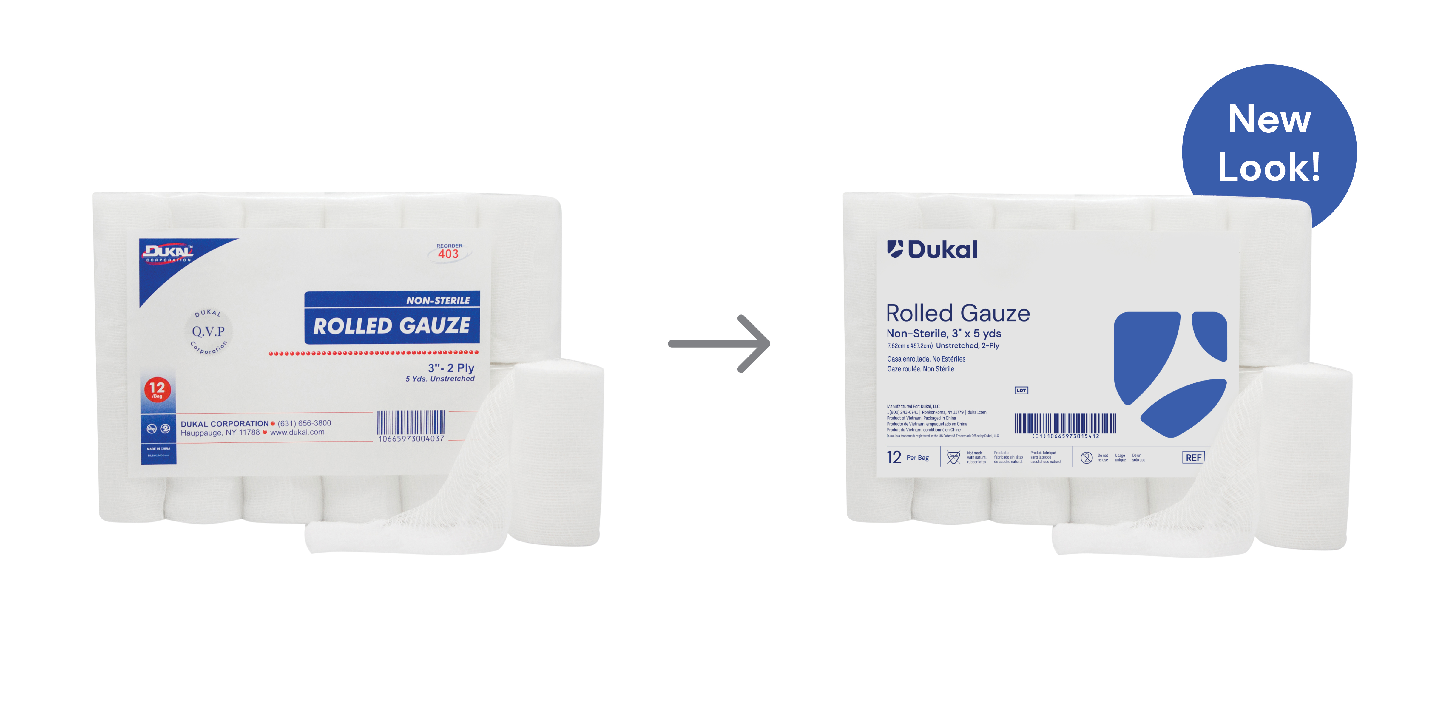 Rolled Gauze, 2-Ply, 3