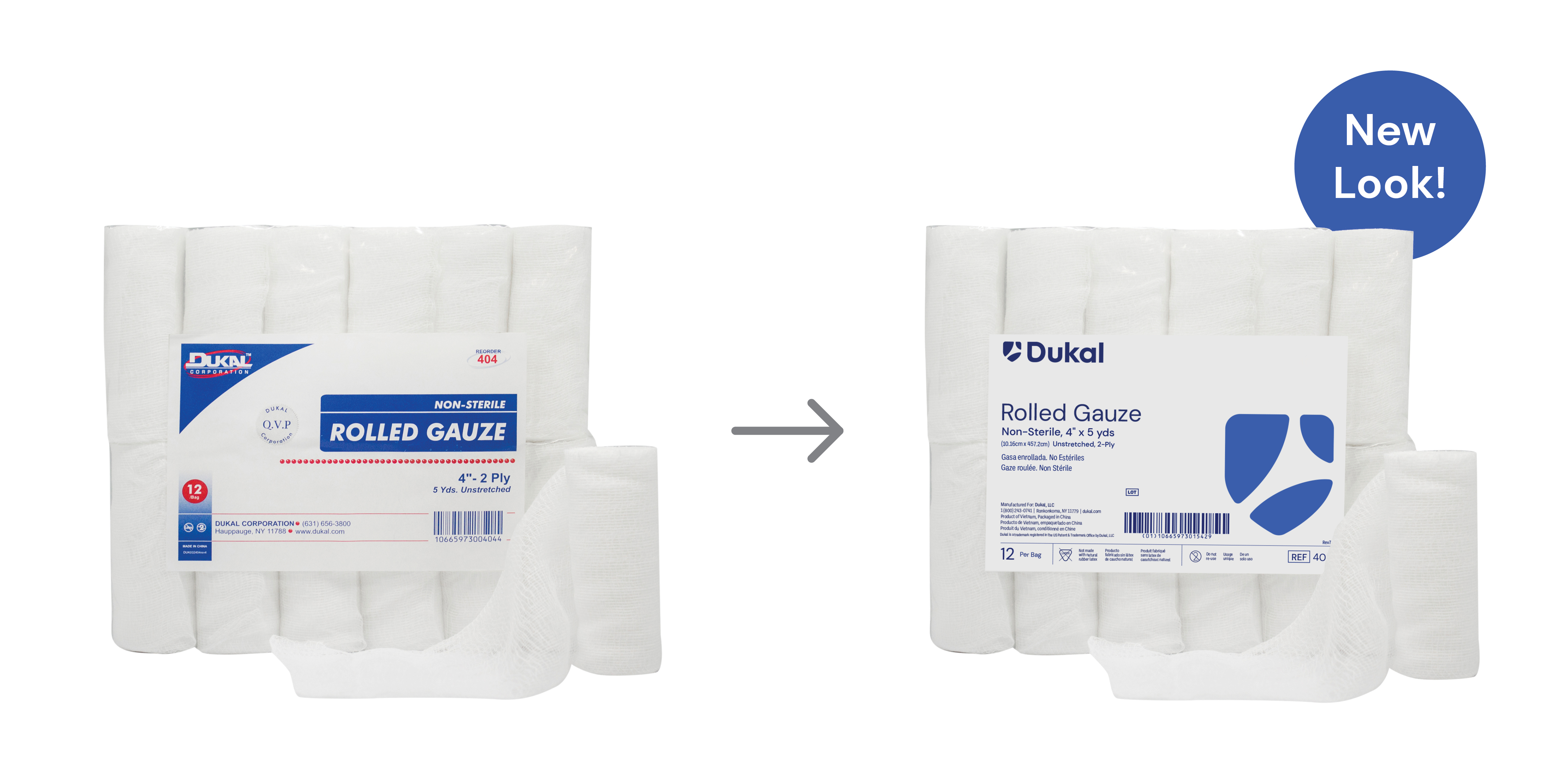 Rolled Gauze, 2-Ply, 4