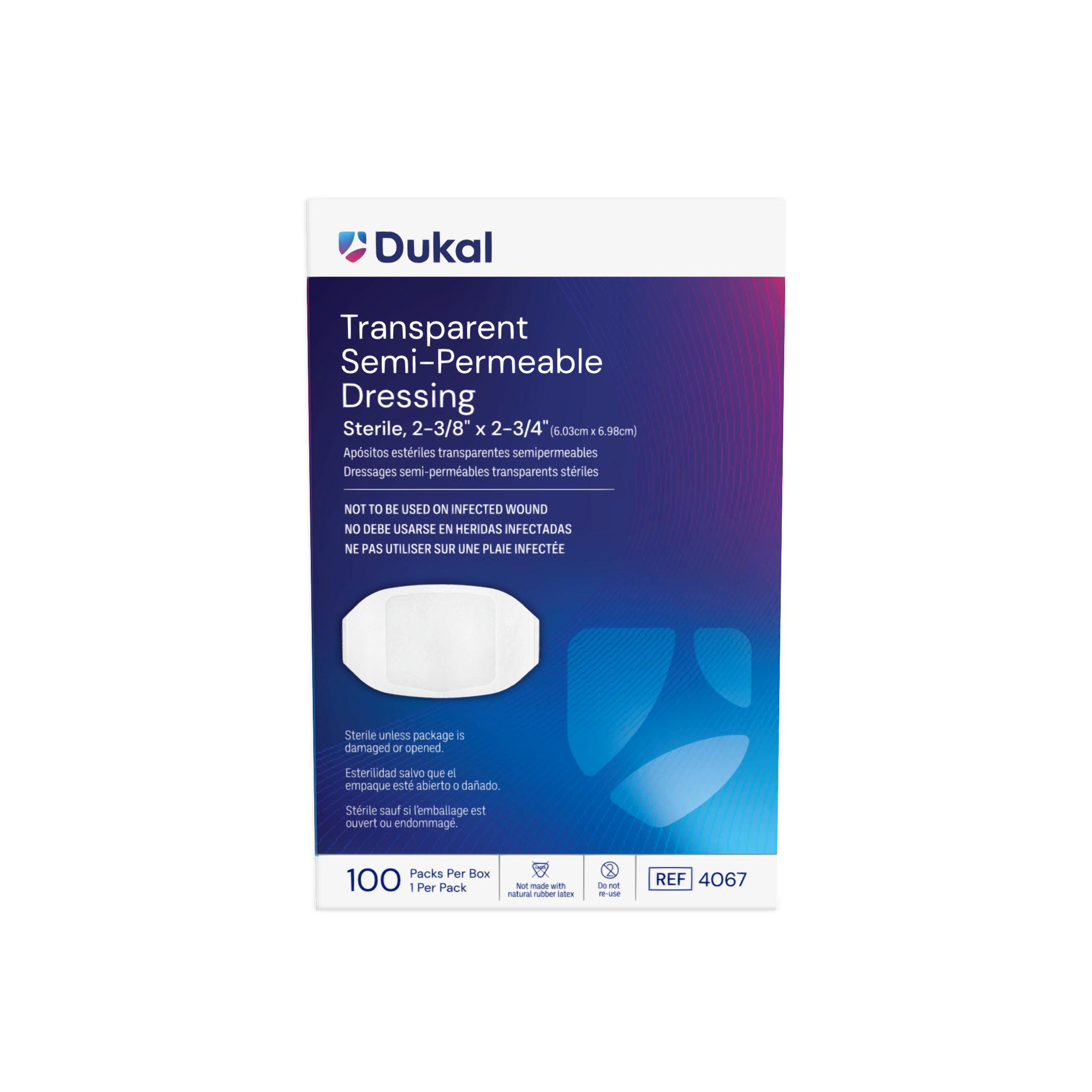 Sterile Transparent Semi-Permeable Dressing, 2-3/8