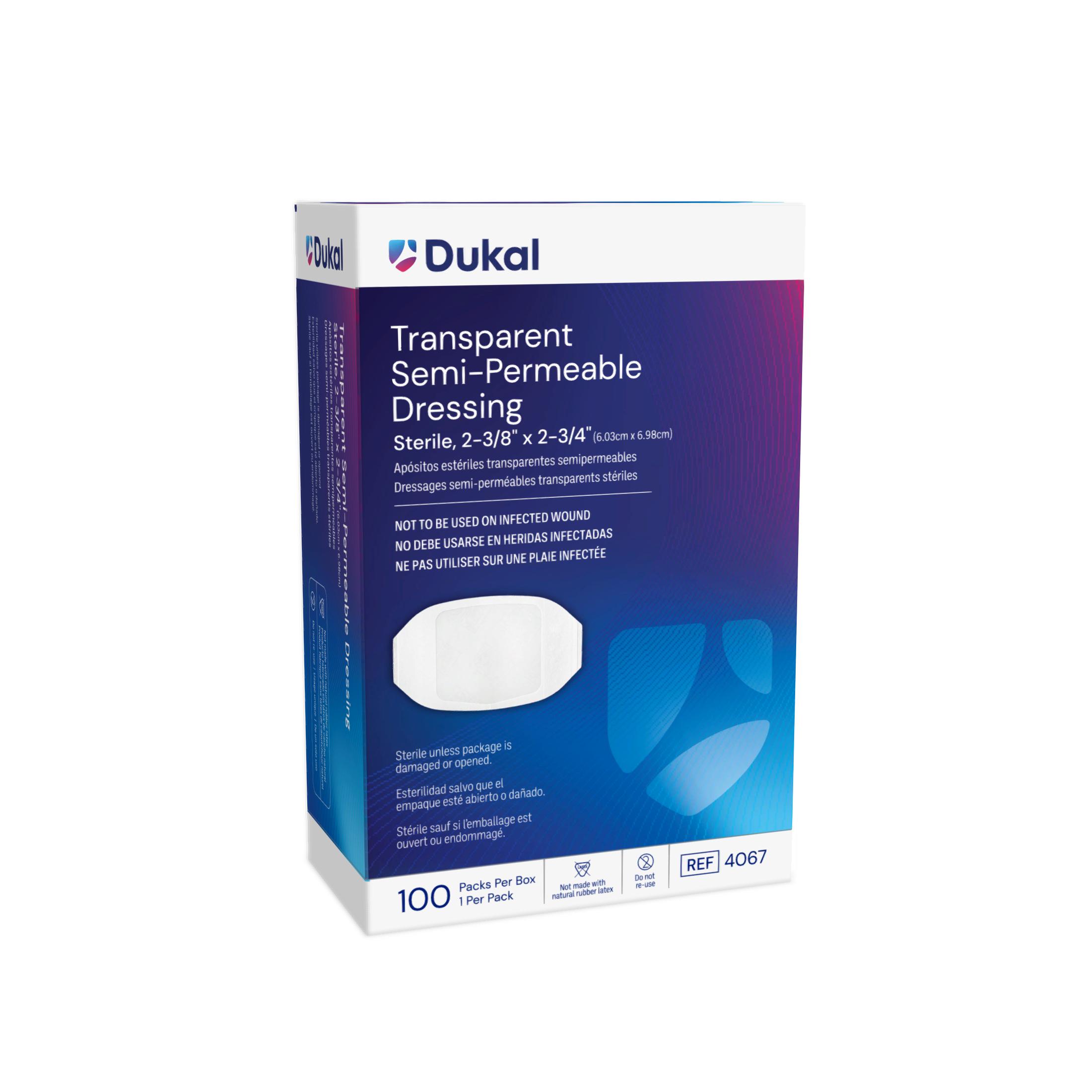 Sterile Transparent Semi-Permeable Dressing, 2-3/8