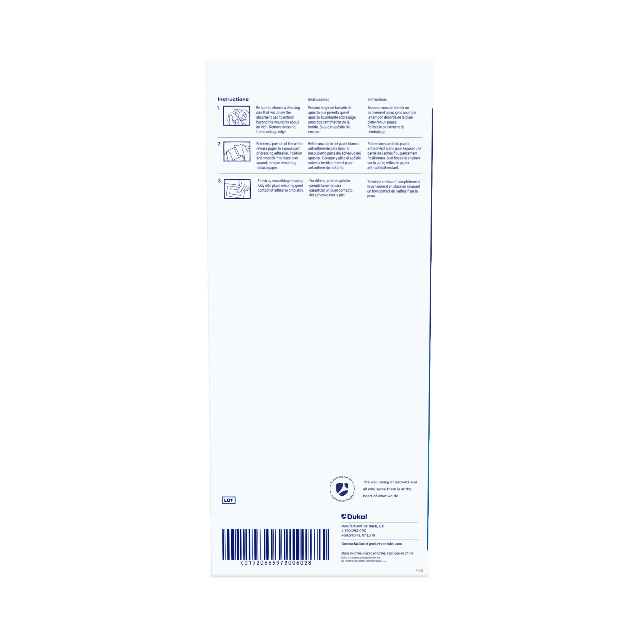 Sterile Non-Woven Island Dressing, 4