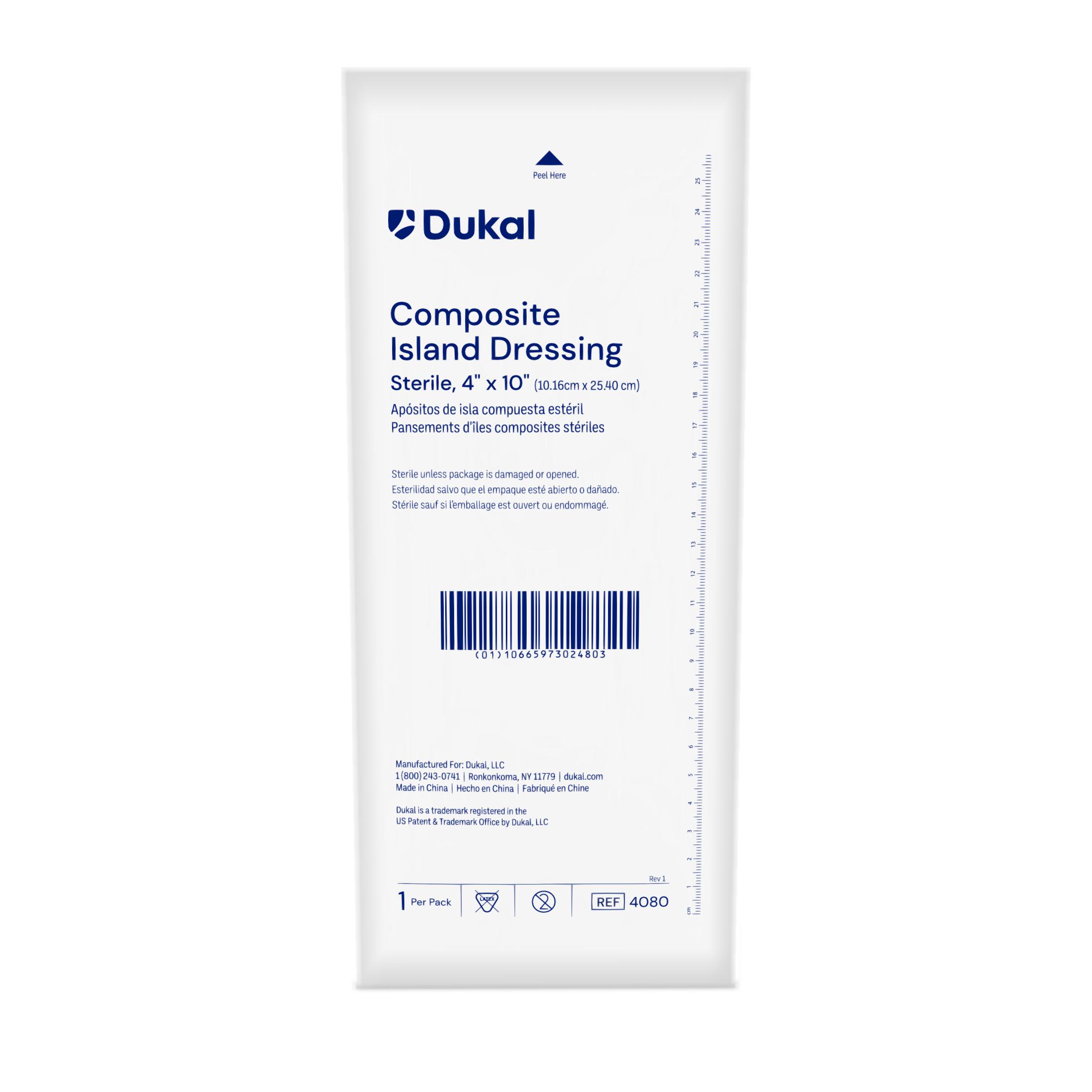 Sterile Composite Island Dressing, 4