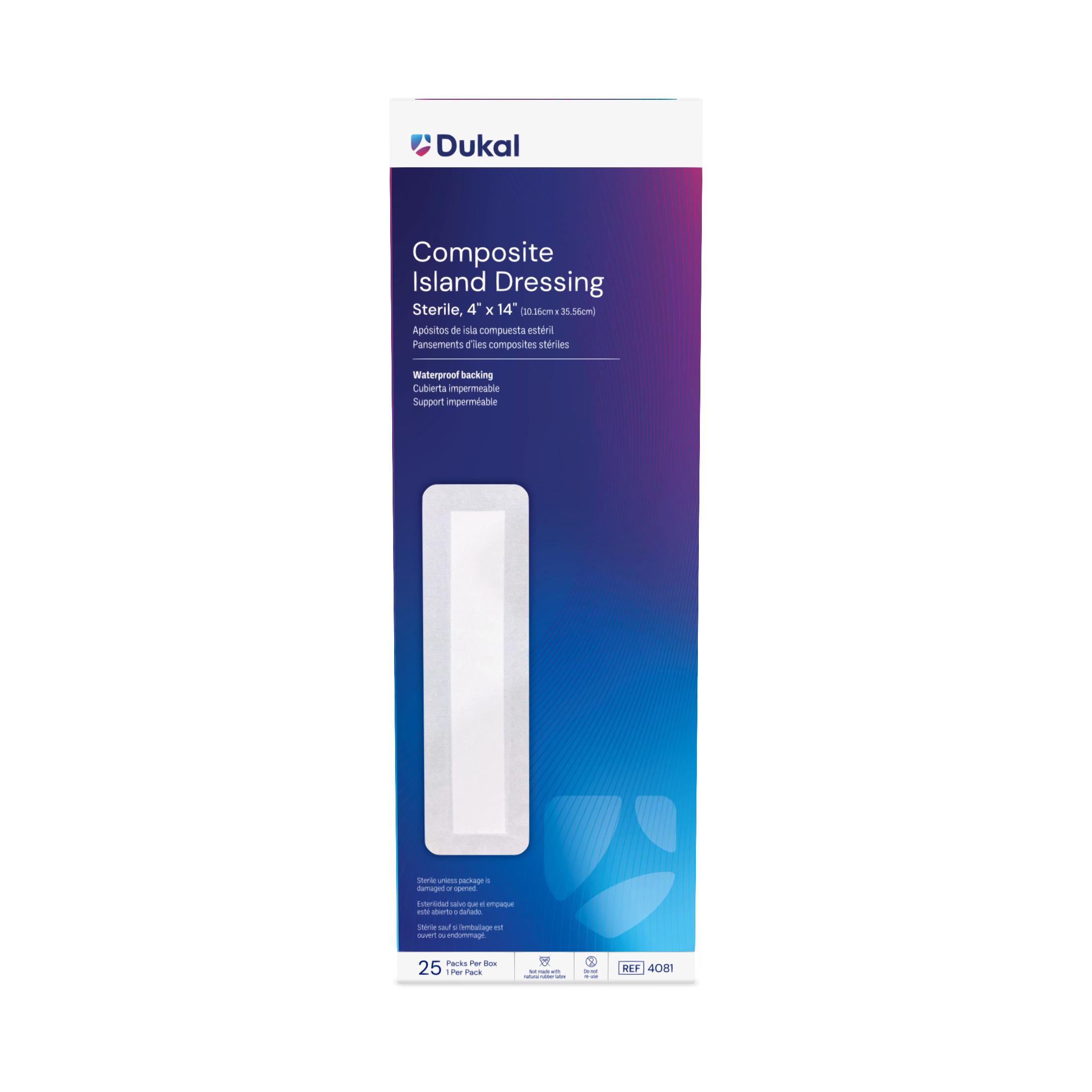 Sterile Composite Island Dressing, 4