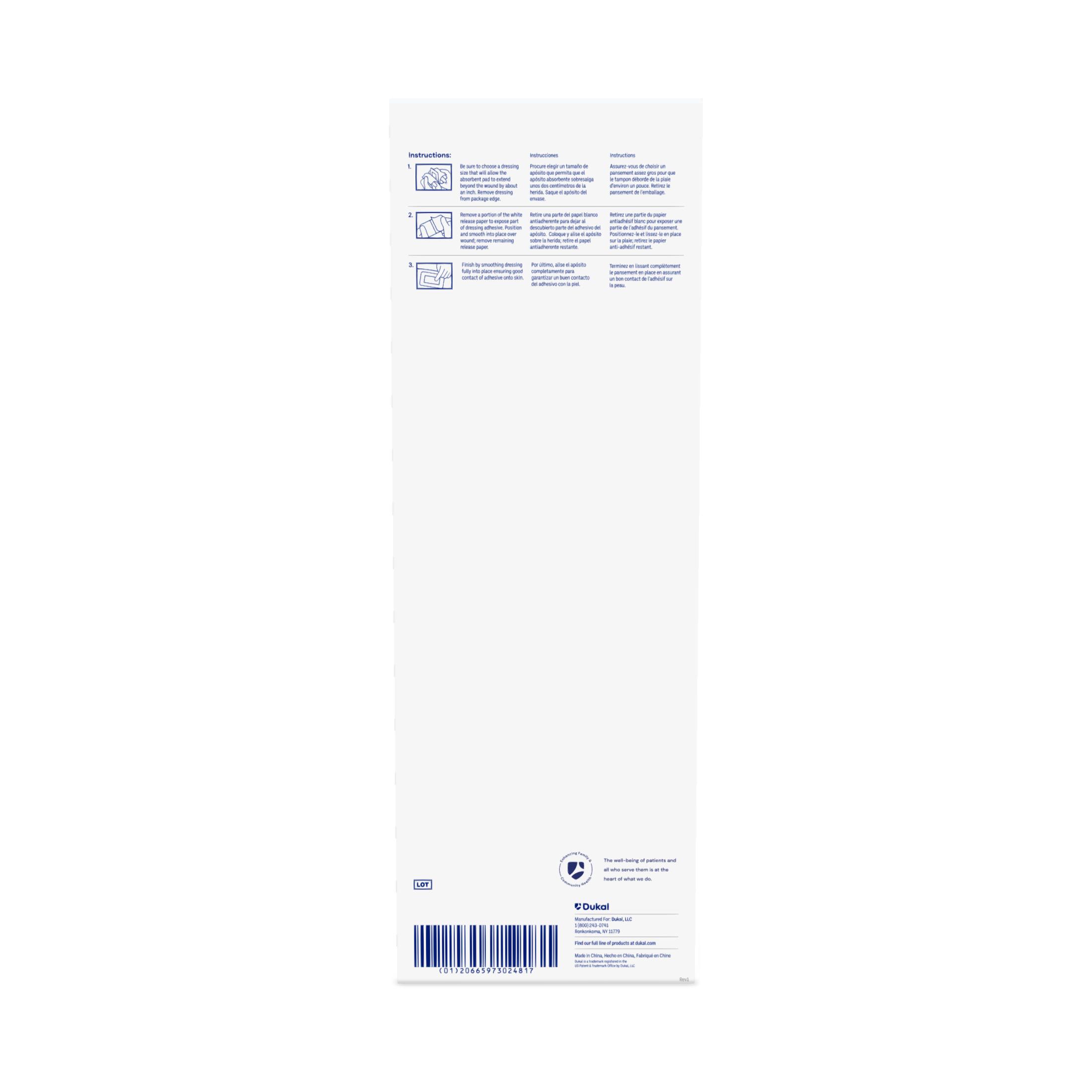 Sterile Composite Island Dressing, 4