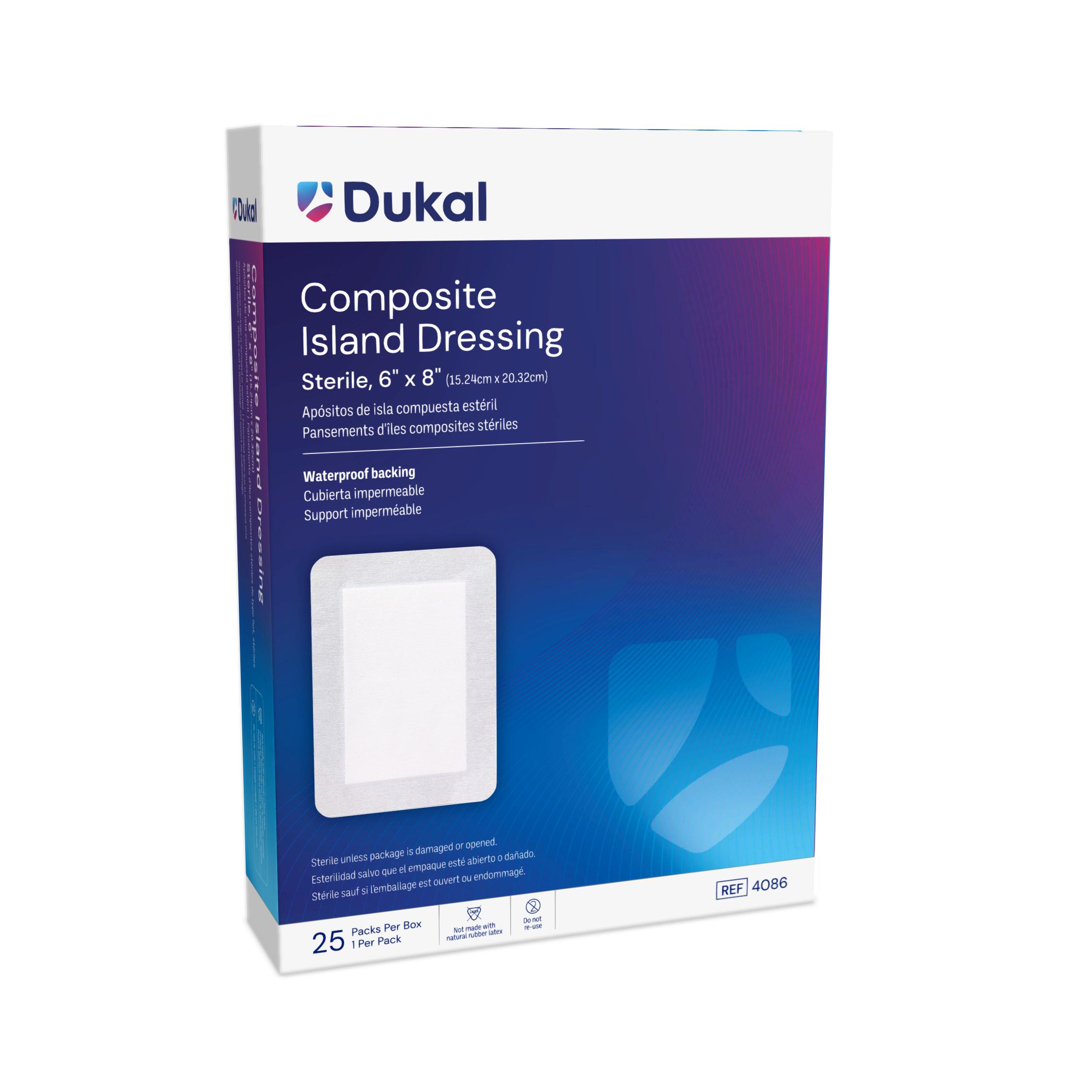 Sterile Composite Island Dressing, 6