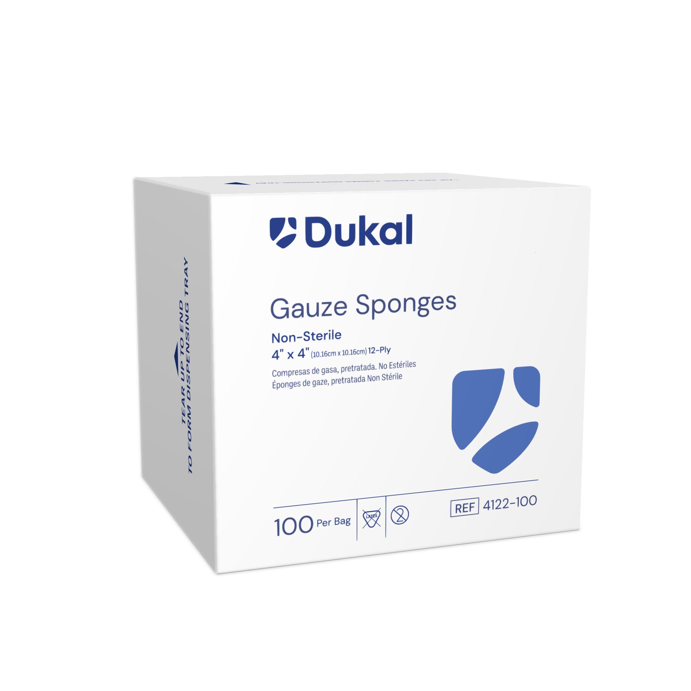 Gauze Sponges, 12-Ply, 4