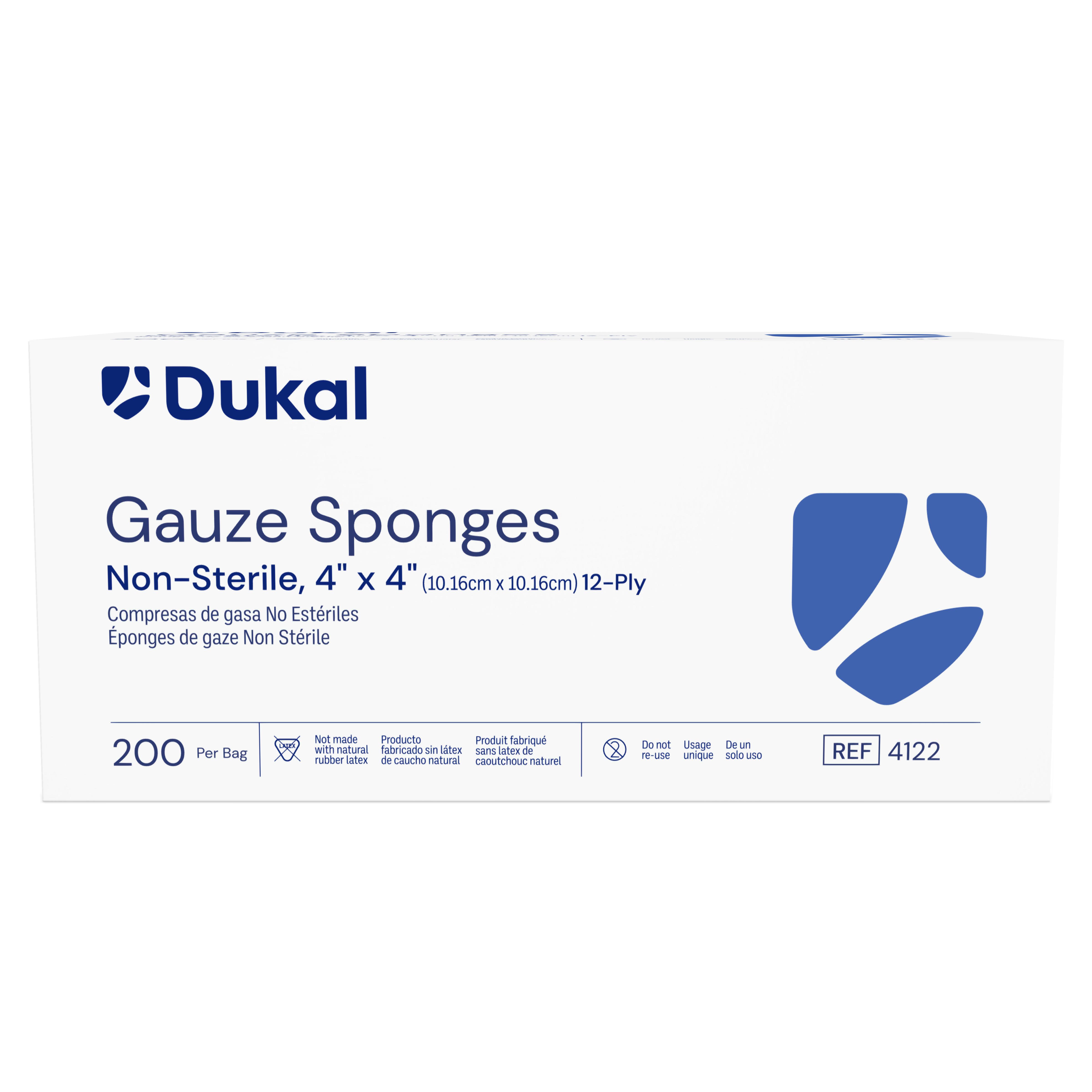 Gauze Sponges, 12-Ply, 4