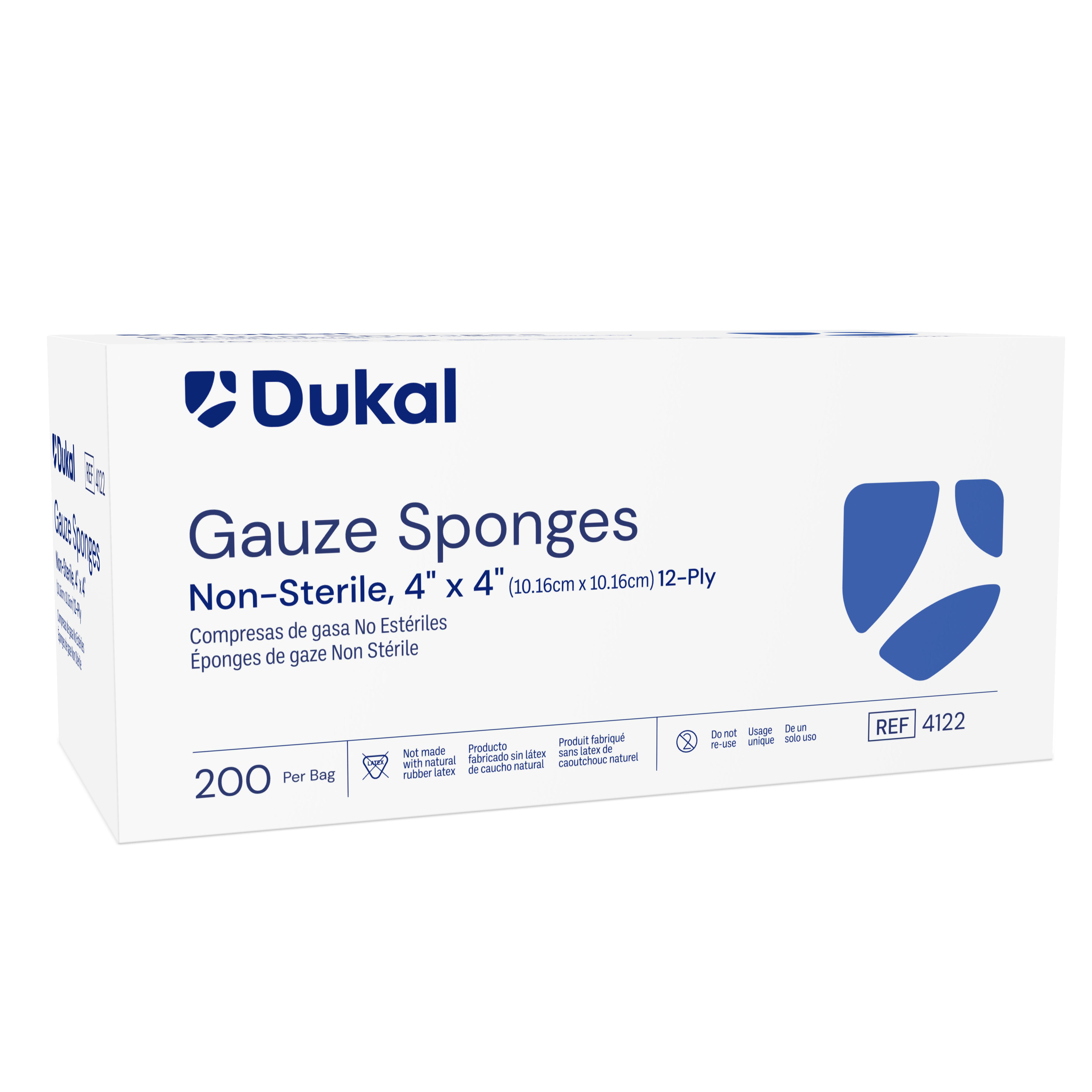 Gauze Sponges, 12-Ply, 4