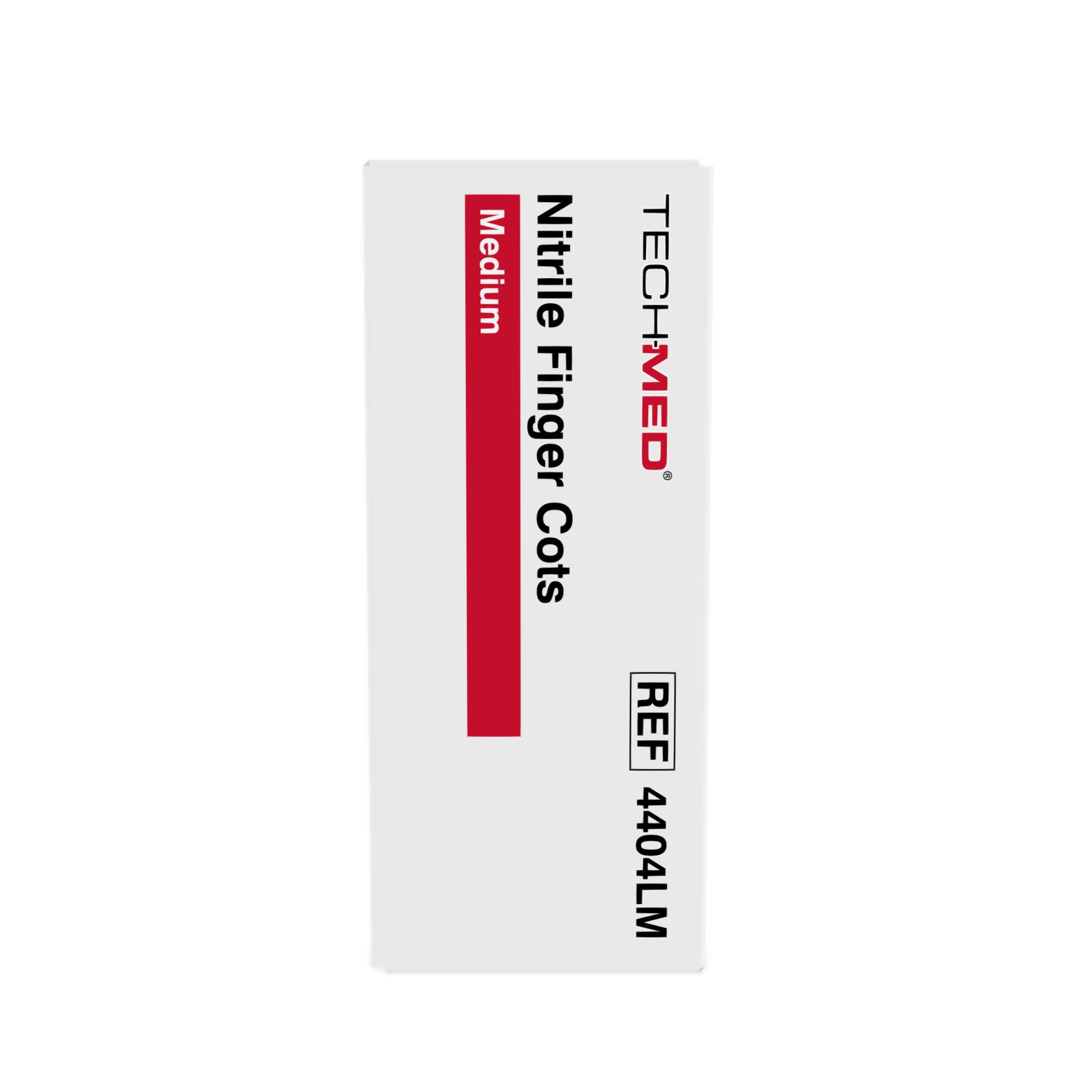 Nitrile Finger Cots, Pre-Rolled, Medium