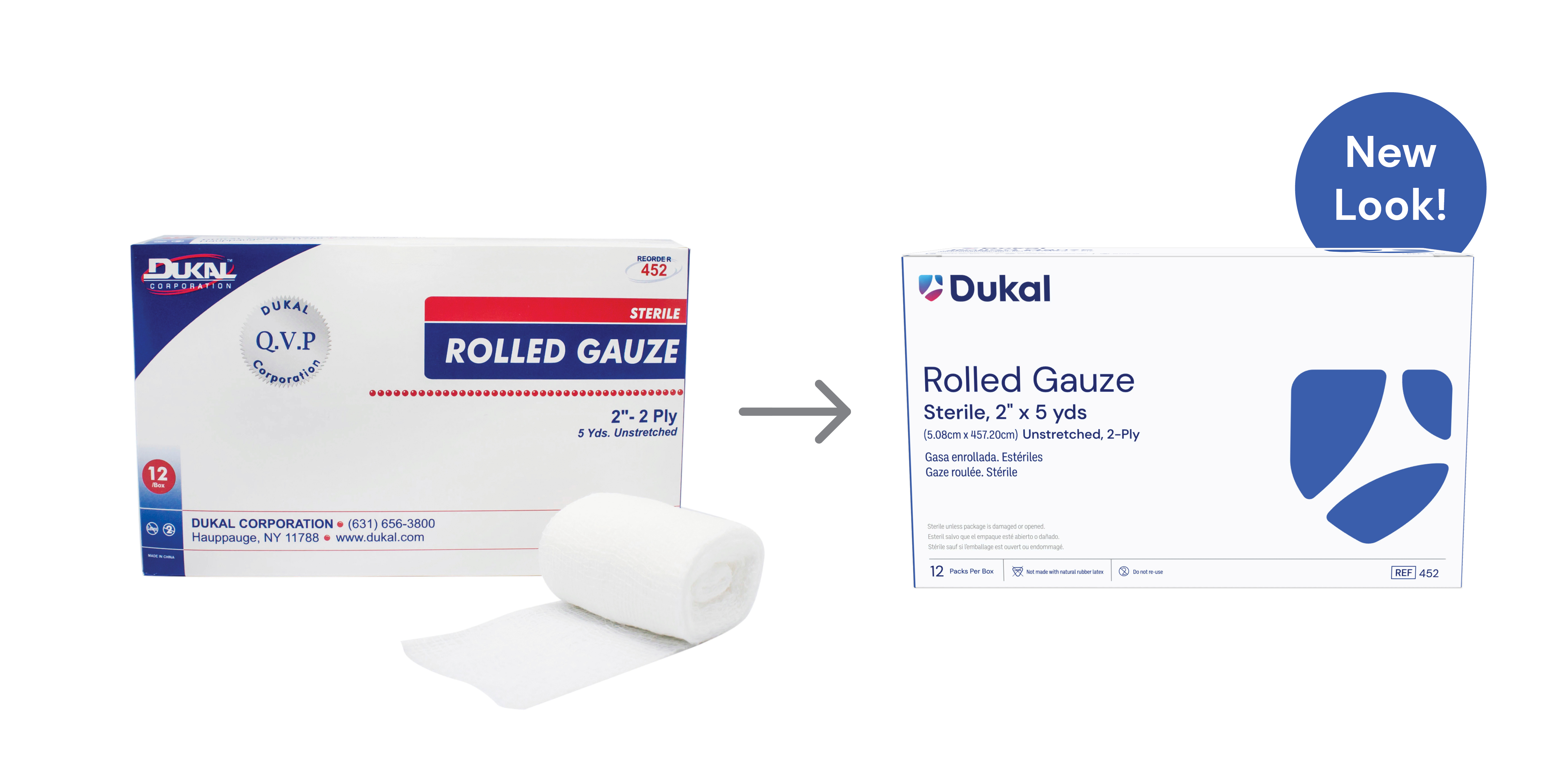 Sterile Rolled Gauze, 2-Ply, 2