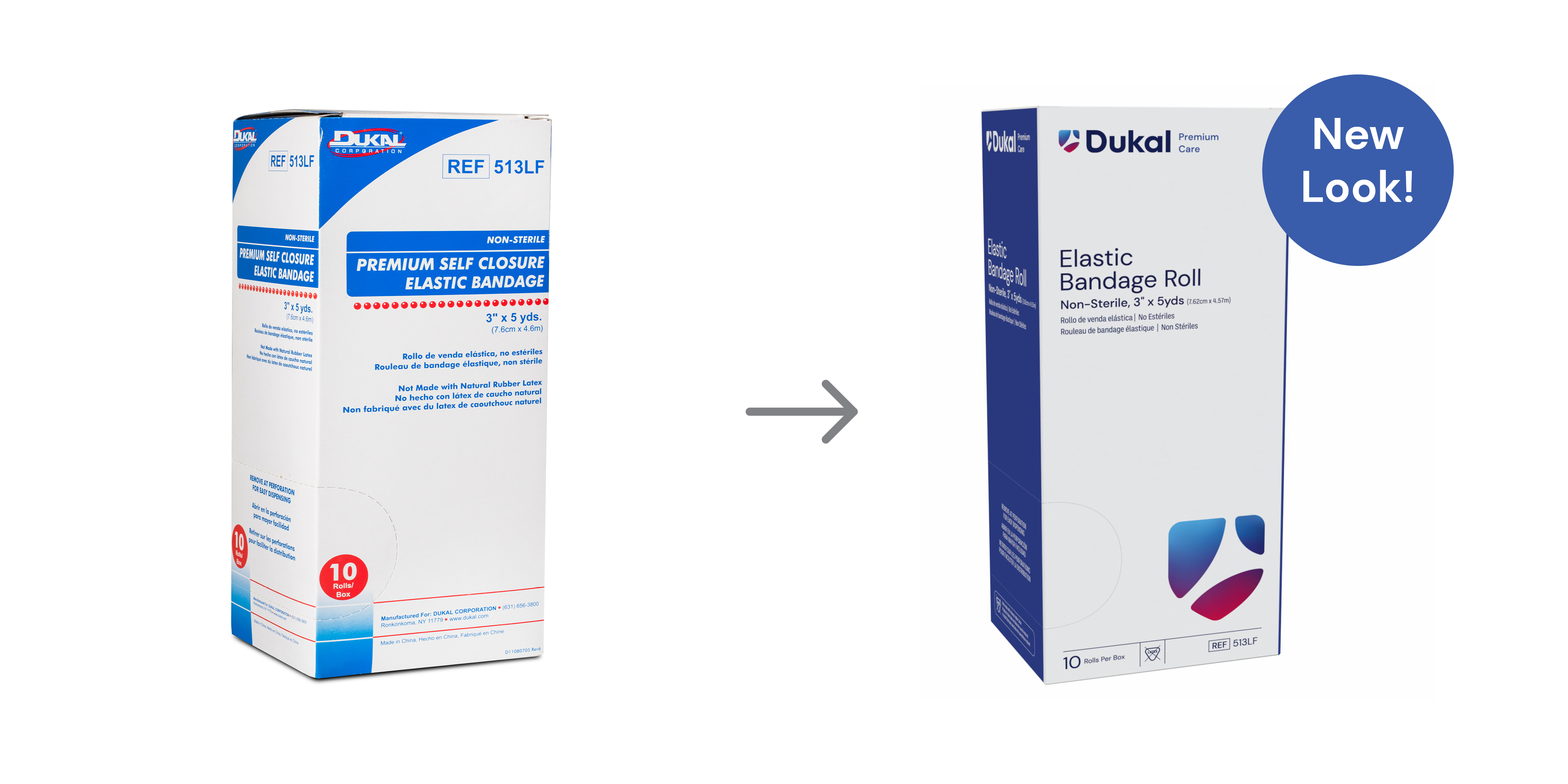 Premium Care Elastic Bandage with Self-Closure, 3